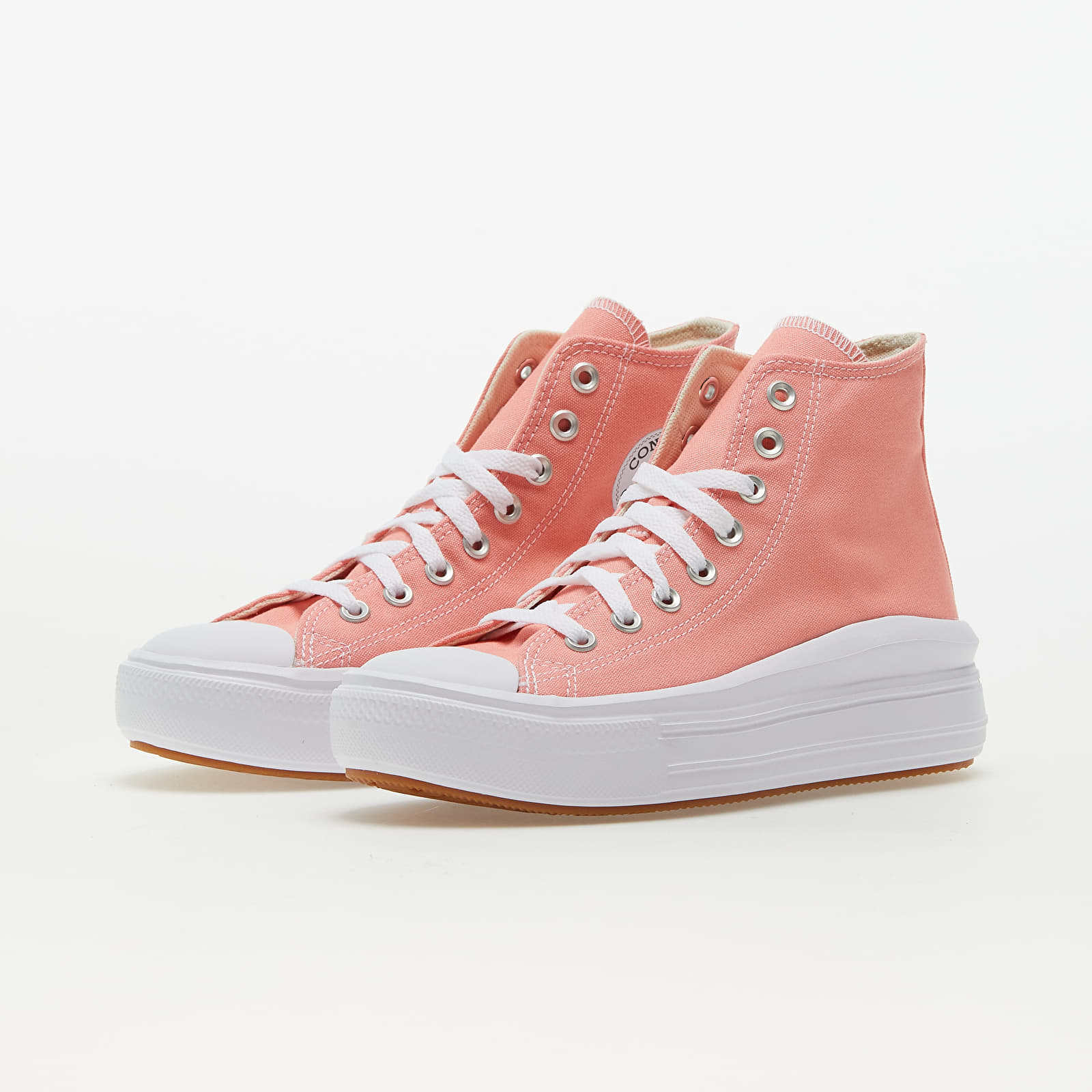 Women's shoes Converse Chuck Taylor All Star Move Platform Seasonal Color Lawn Flamingo/ White/ White
