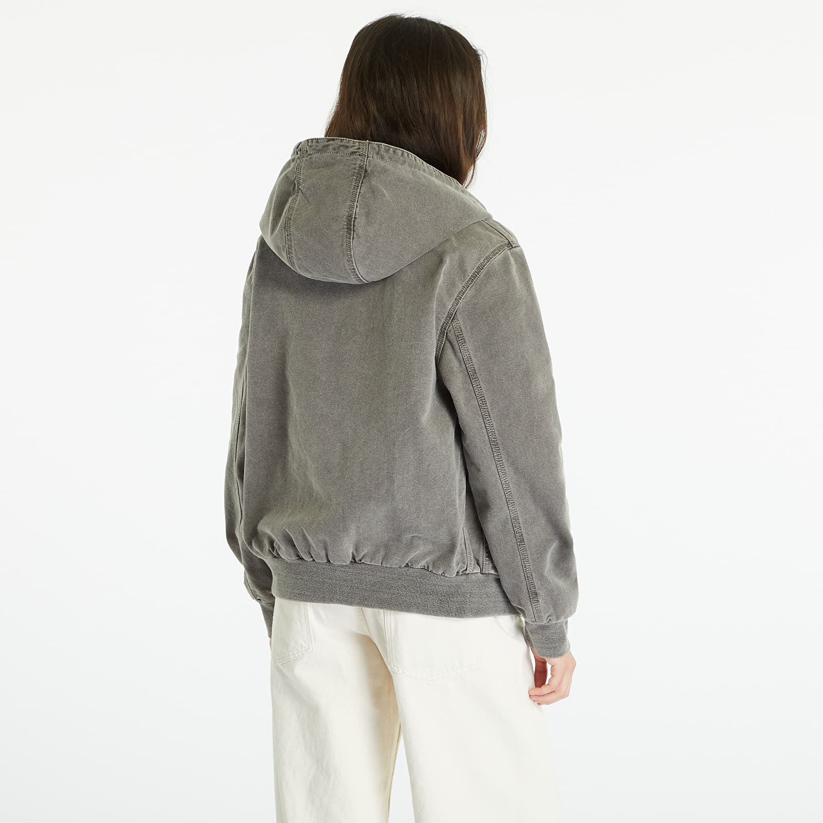 Kabátok Carhartt WIP Active Jacket UNISEX Black Faded