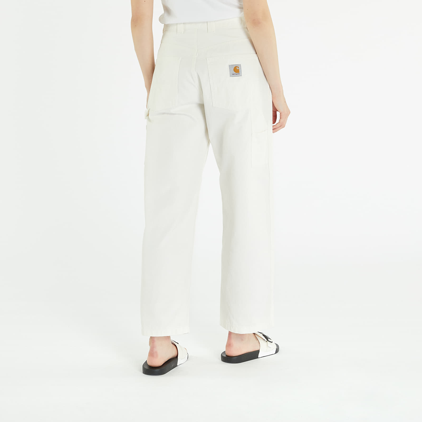 Džíny a kalhoty Carhartt WIP Wide Panel Pant UNISEX Wax Rinsed