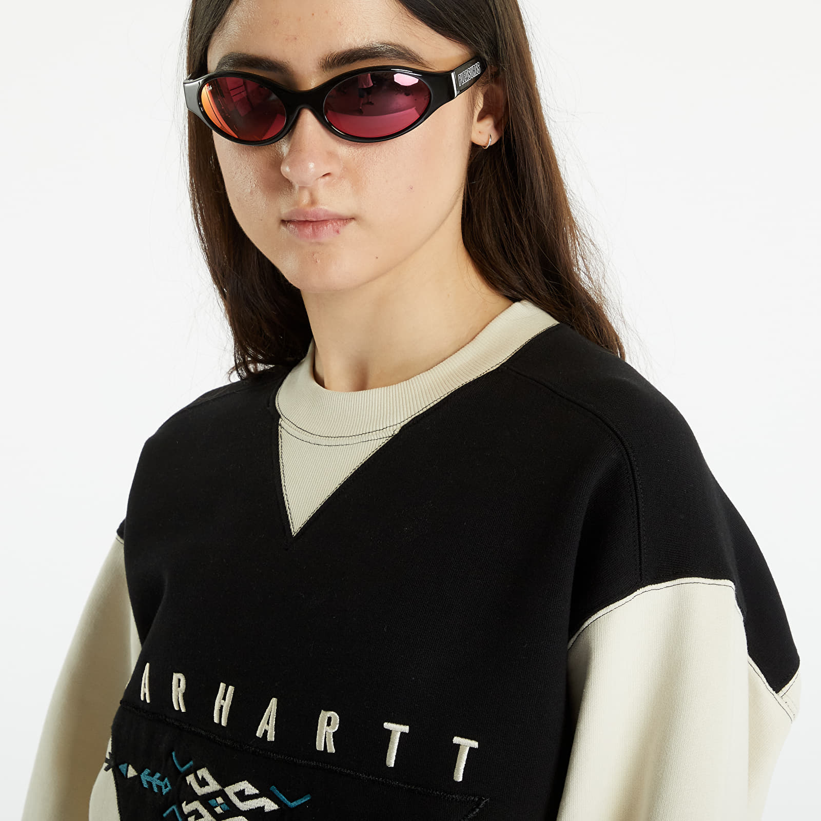 Φούτερ Carhartt WIP Santa Fe Sweatshirt Black/ Natural