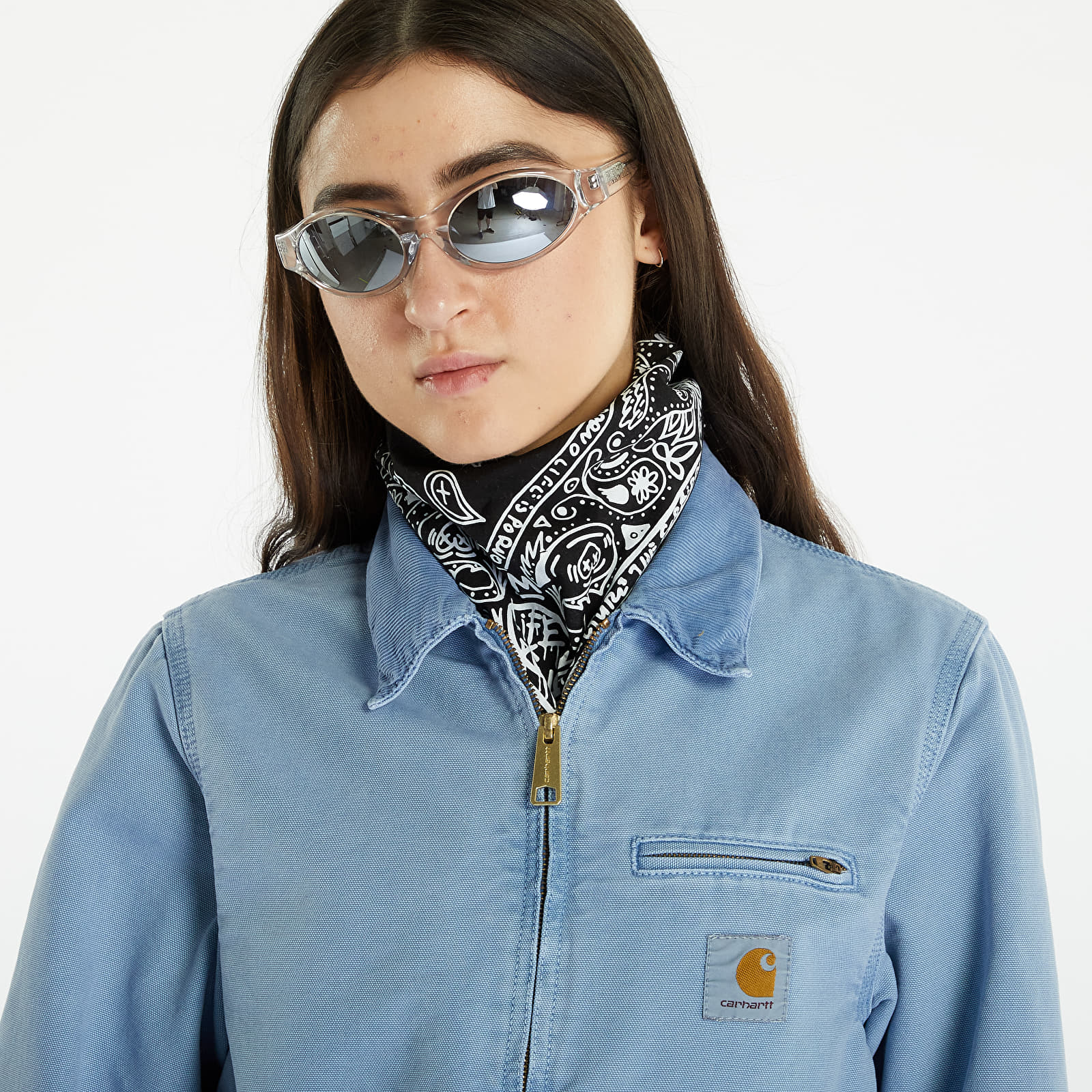 Jakne  Carhartt WIP Detroit Jacket Piscine/ Piscine Faded