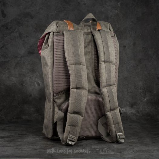 Backpacks Herschel Supply Co. Little America Backpack Canteen Crosshatch Tan Synthetic Leather Footshop