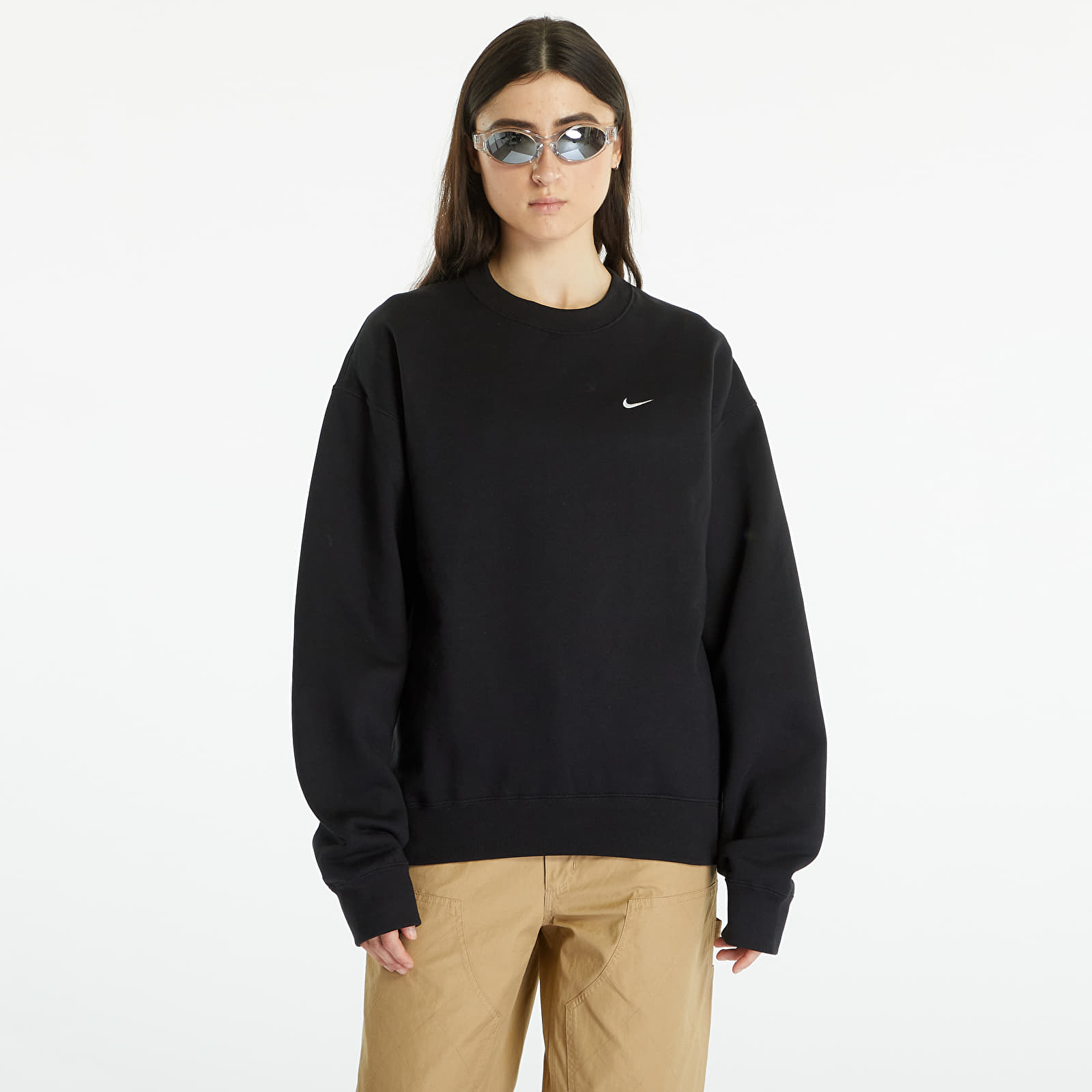 Hanorac Nike NRG Fleece Crewneck Black - 1 | YEO