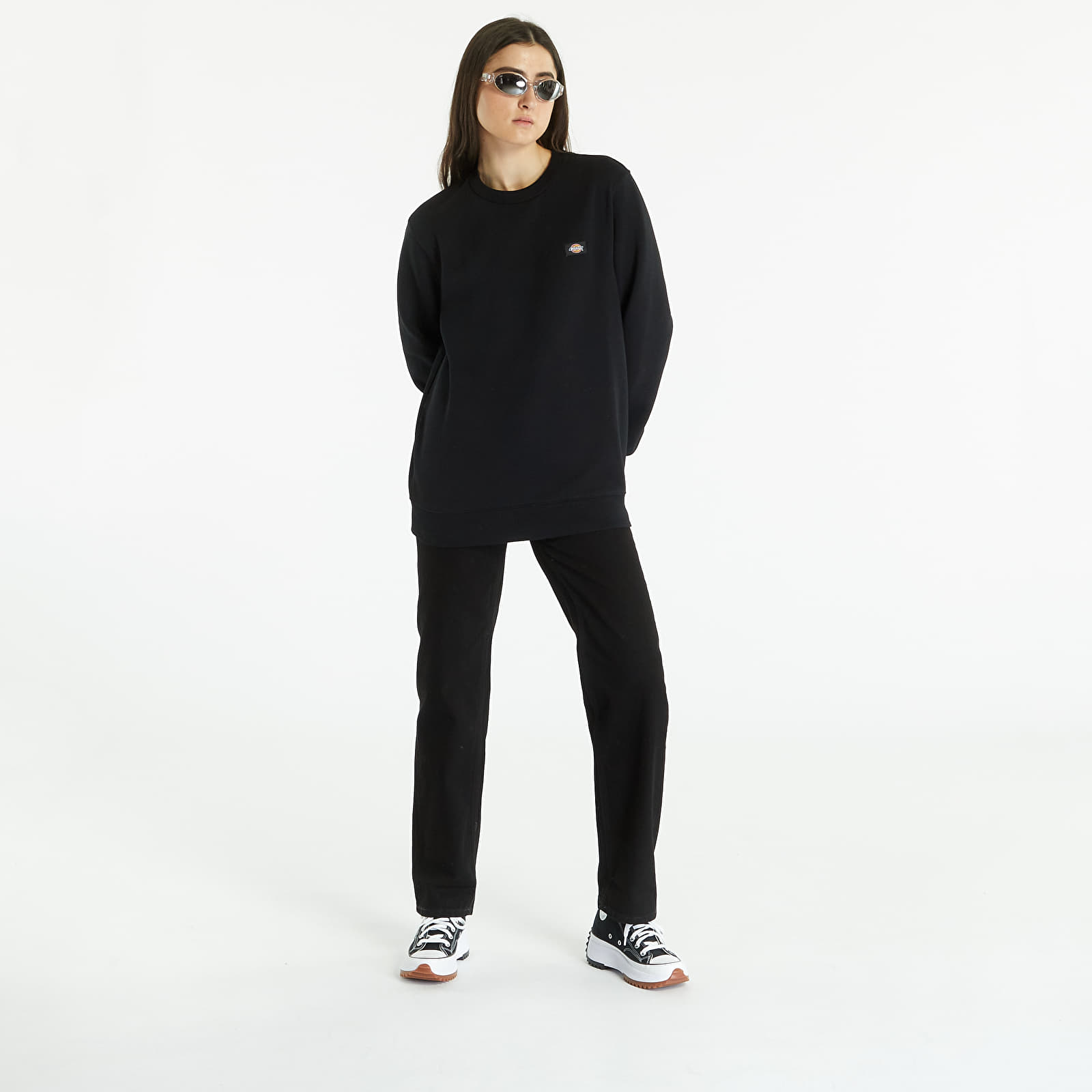 Mikiny Dickies Oakport Sweatshirt Black