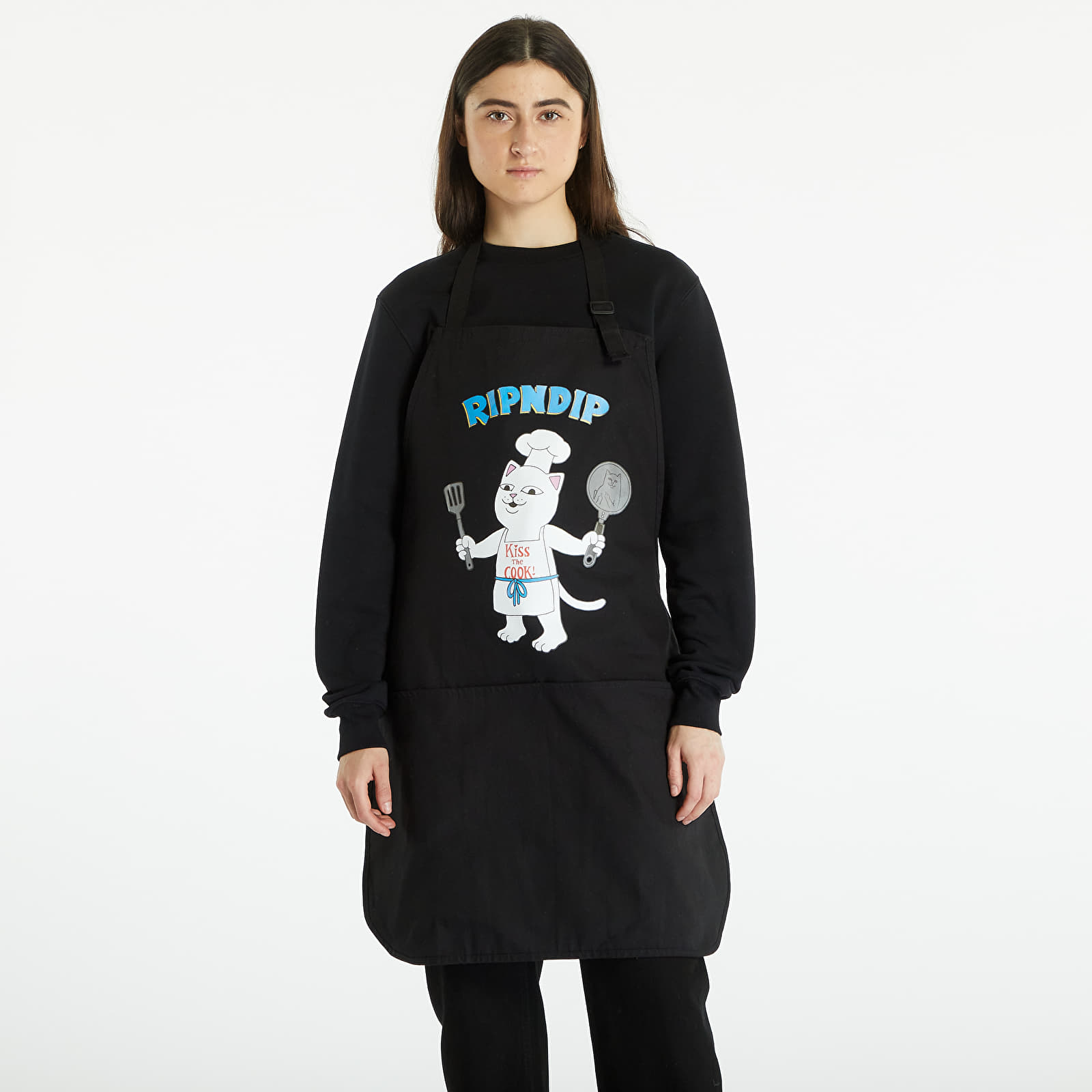 Other accessories RIPNDIP Kiss The Cook Apron Black