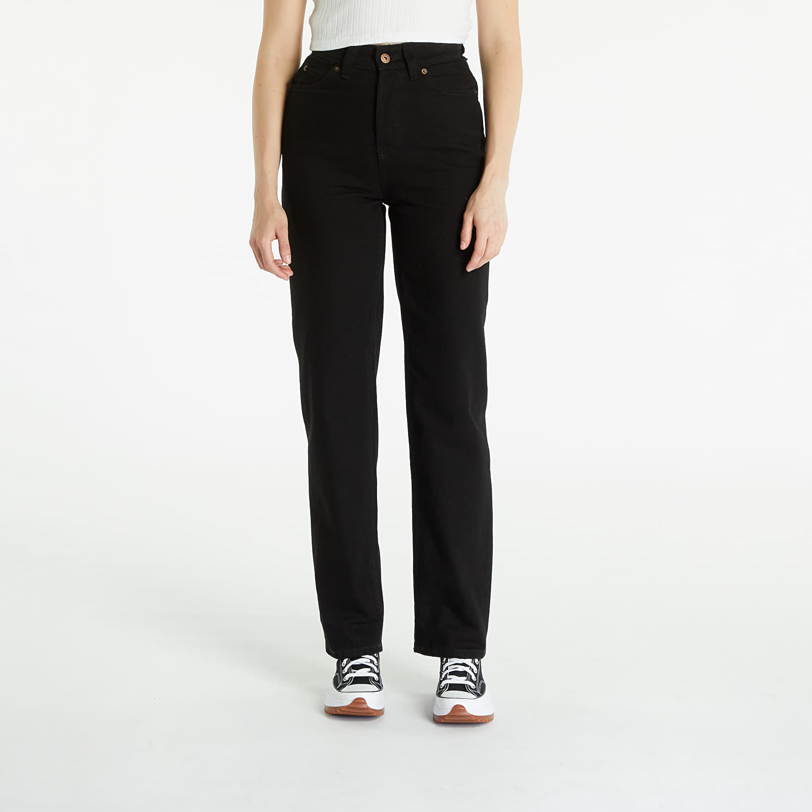 Levně Dickies Thomasville Denim Trousers Rinsed Black