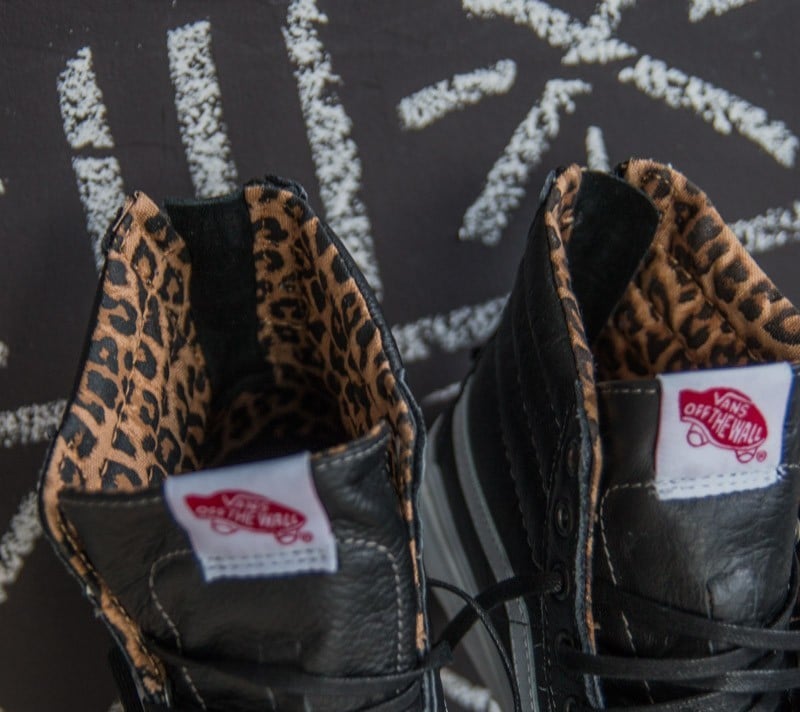 Scarpe donna Vans Sk8-Hi Slim Zip (Leather) Black/Leopard