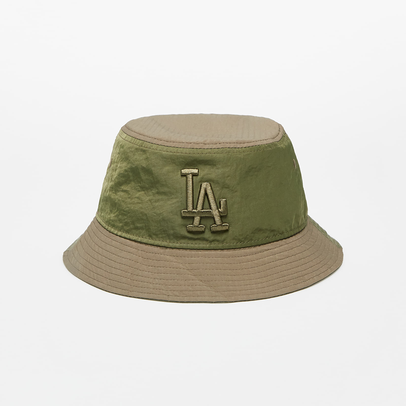 New Era - los angeles dodgers multi texture tapered bucket hat new olive