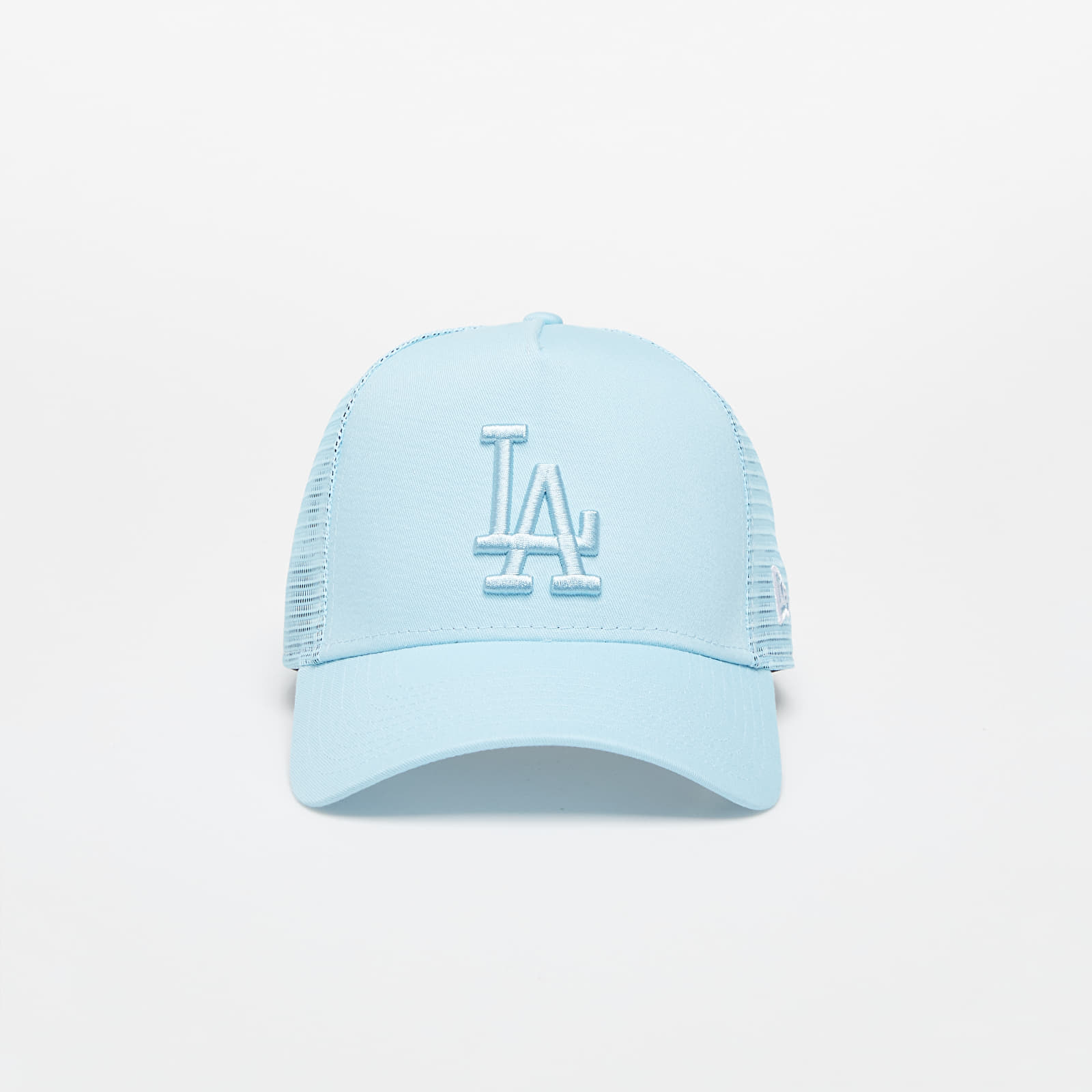 Cappelli New Era Los Angeles Dodgers Tonal Mesh Trucker Cap Citrus Blue