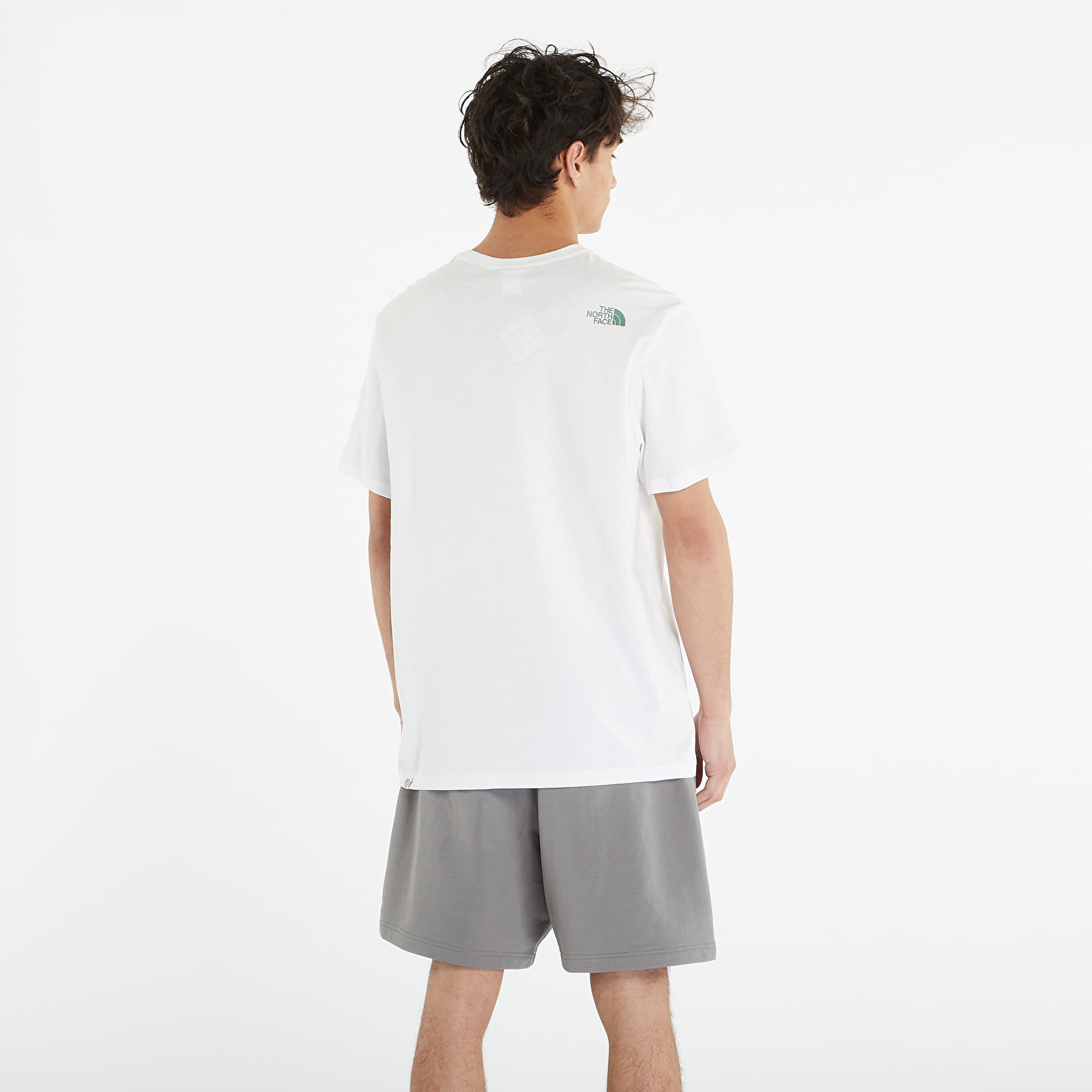 Majice T-shirt The North Face Berkeley California Short Sleeve Tee TNF White/ Deep Grass Green Hero
