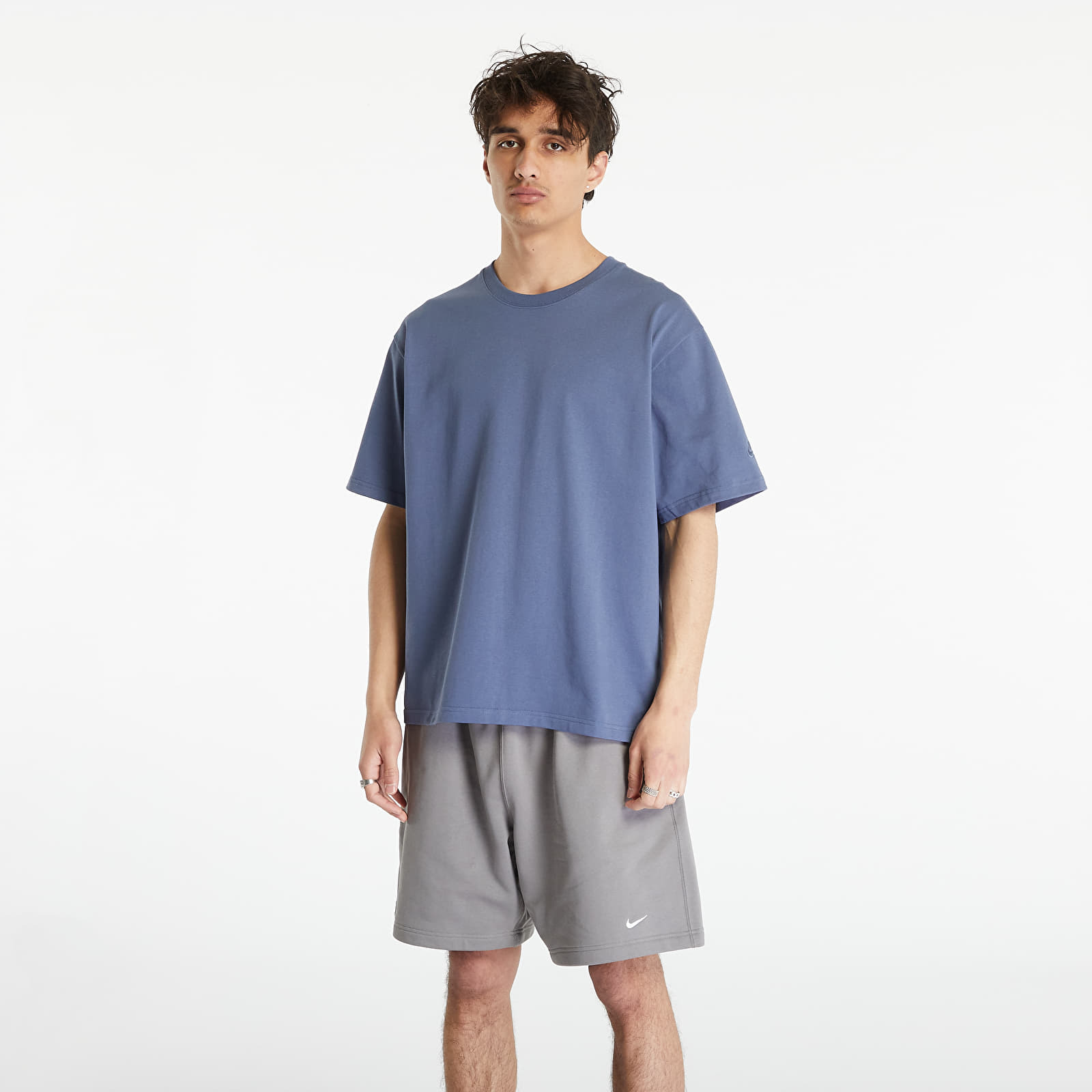 Levně Nike Sportswear Men's Short-Sleeve Dri-FIT Top Diffused Blue/ Diffused Blue