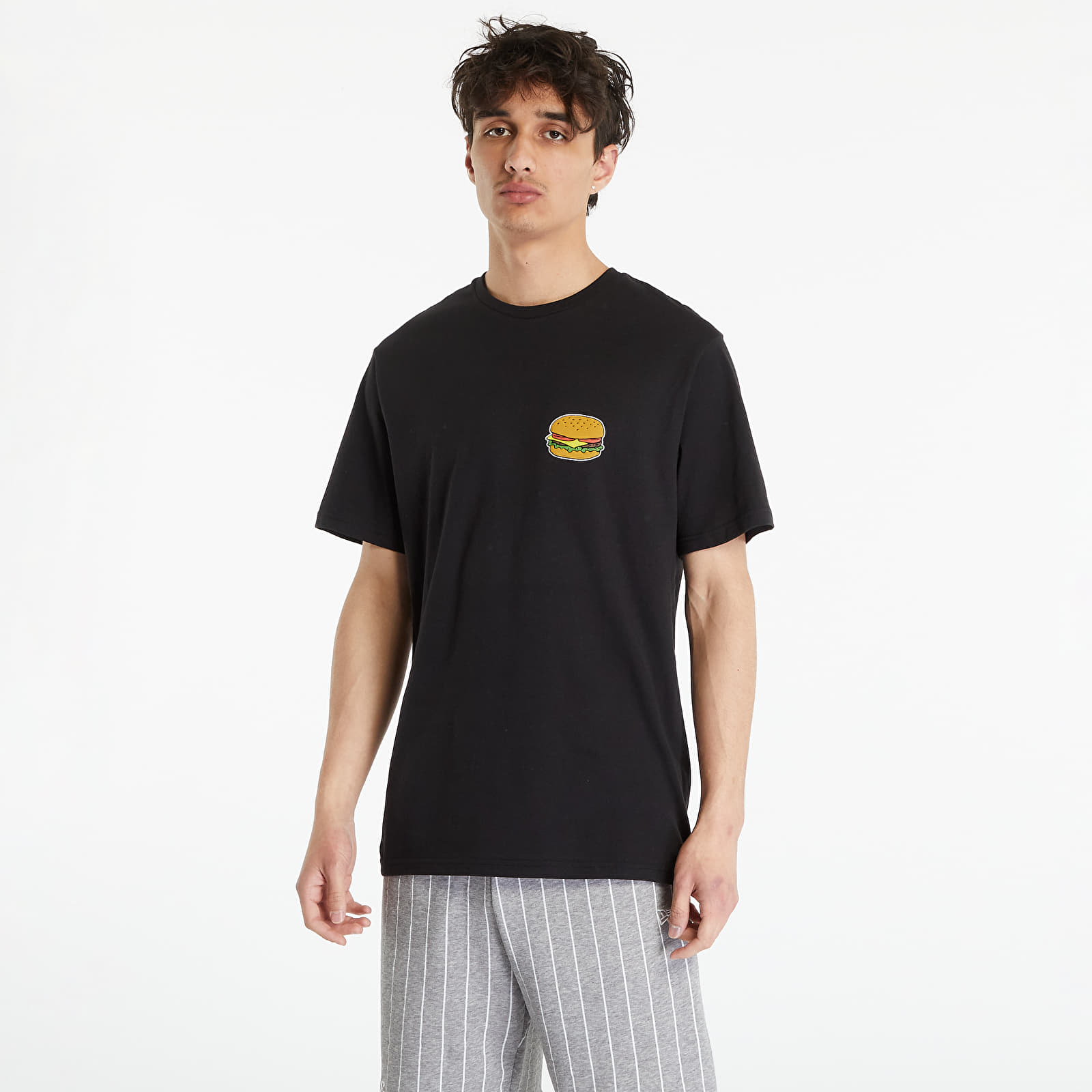 Tricouri  New Era Hamburger Graphic T-Shirt Black/ Stone