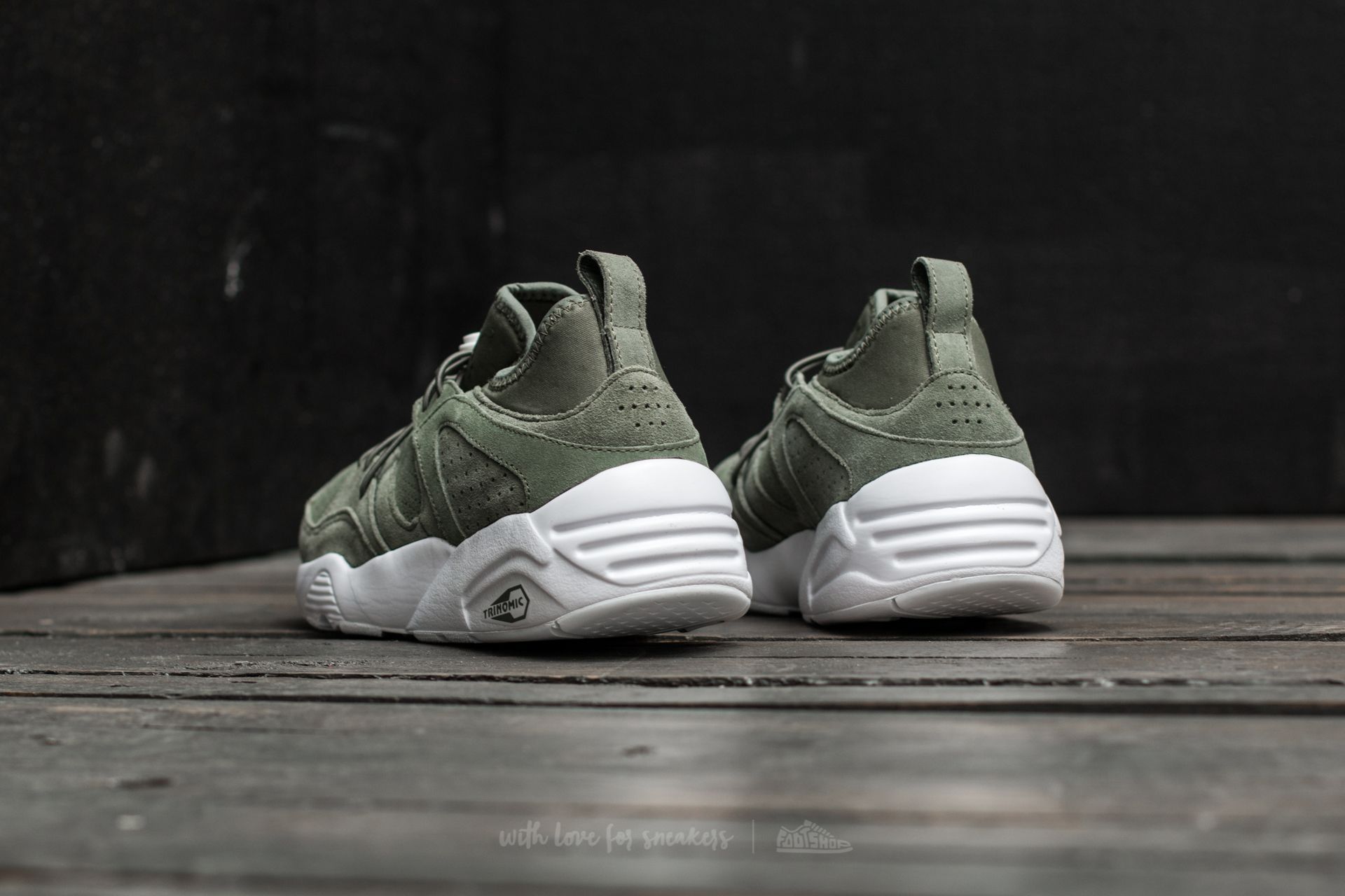 Puma suede sale agave green