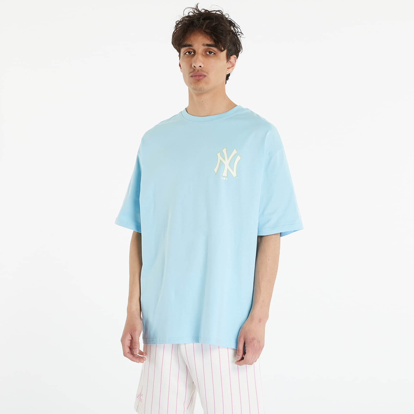 T-shirts New Era New York Yankees MLB Oversized T-Shirt UNISEX Citrus Blue/ Off White