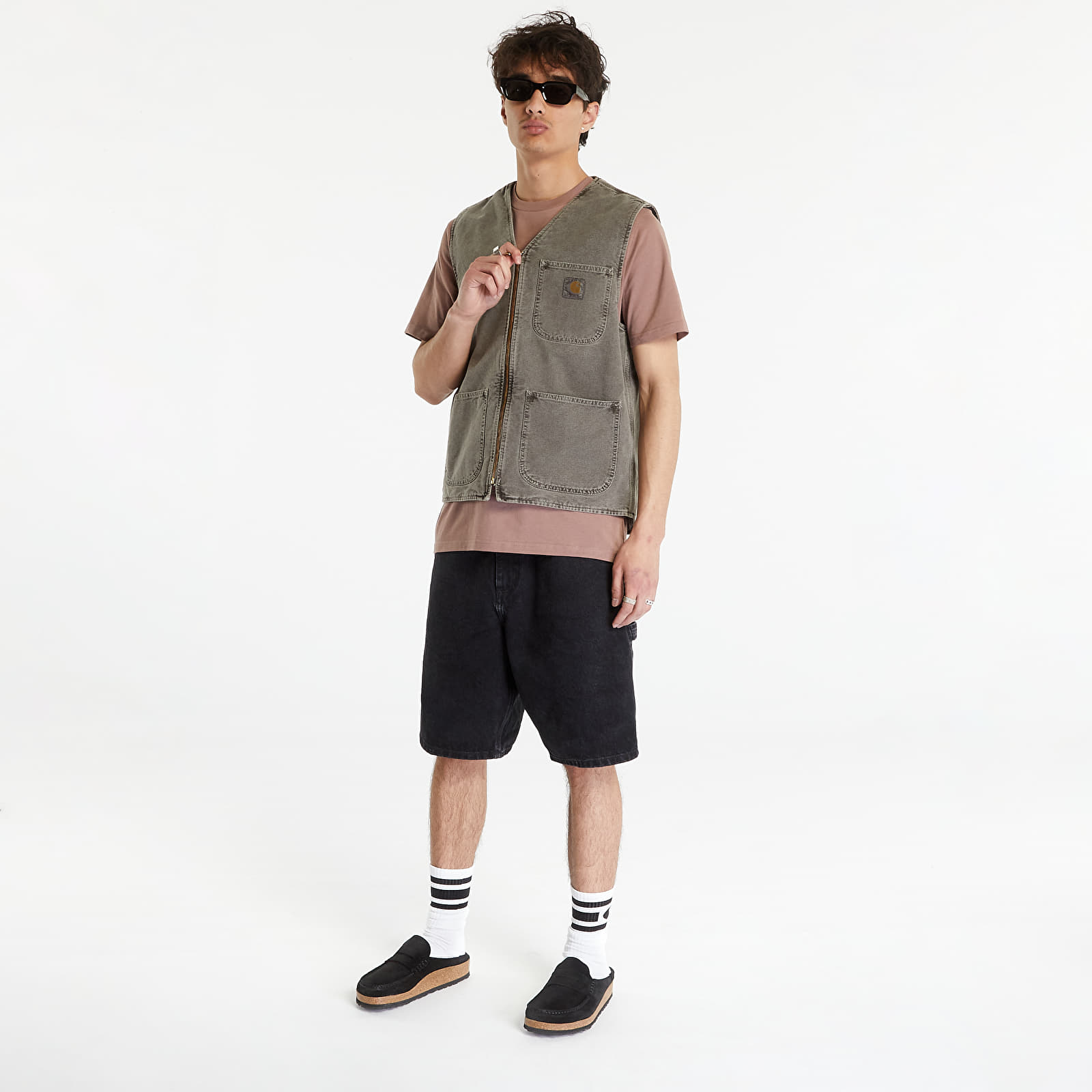 Brezrokavniki Carhartt WIP Arbor Vest Black Faded