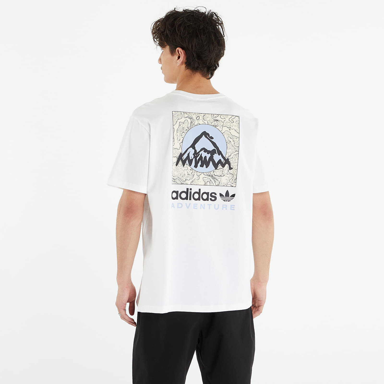 T-shirts adidas Originals Adventure Mountain Back Tee White