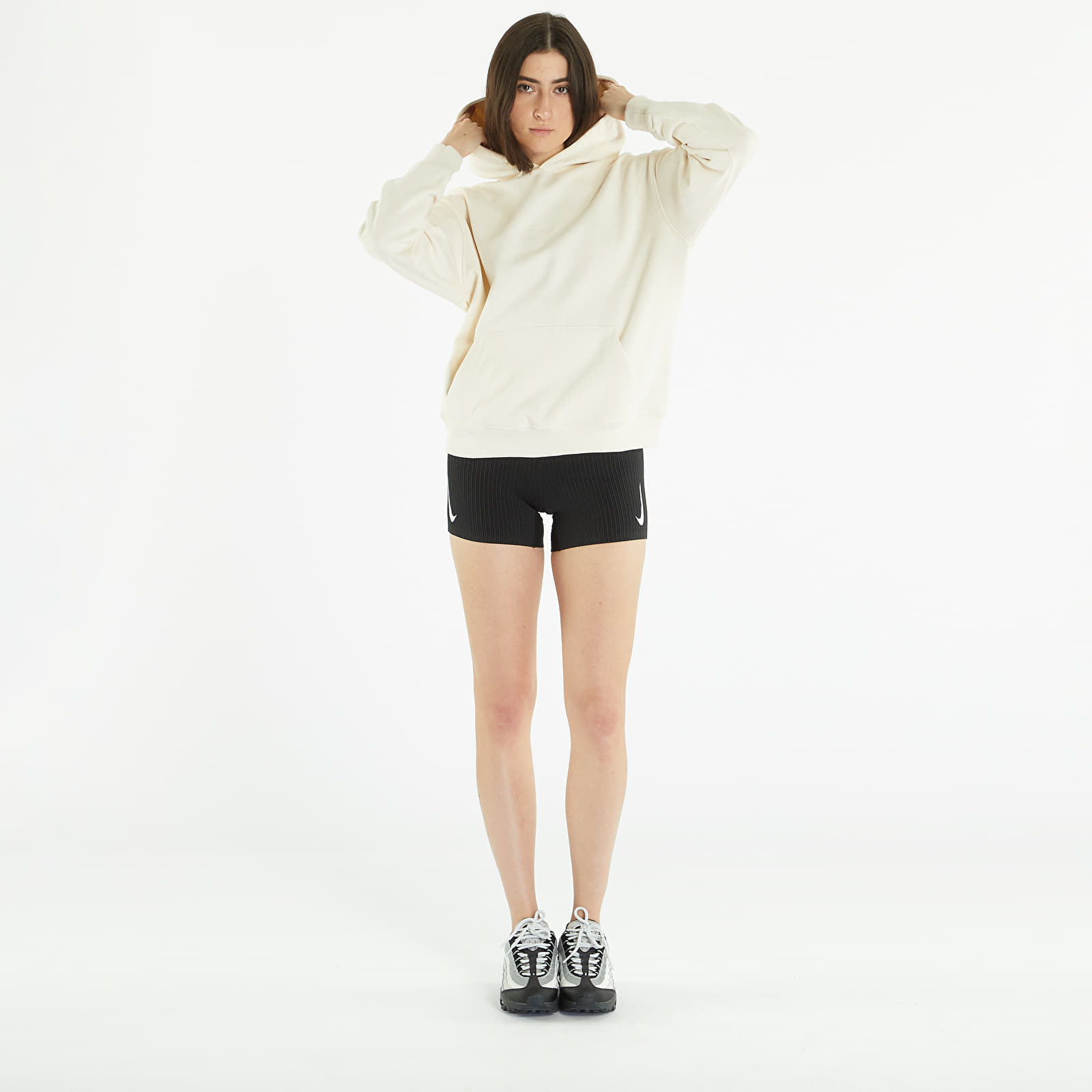Mikiny New Balance Athletics Nature State Hoodie Greige
