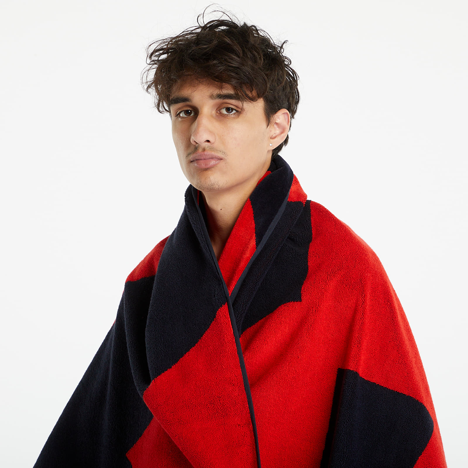 Toallas Y-3 Beach Towel Semi Solar Red/ Blue Rush
