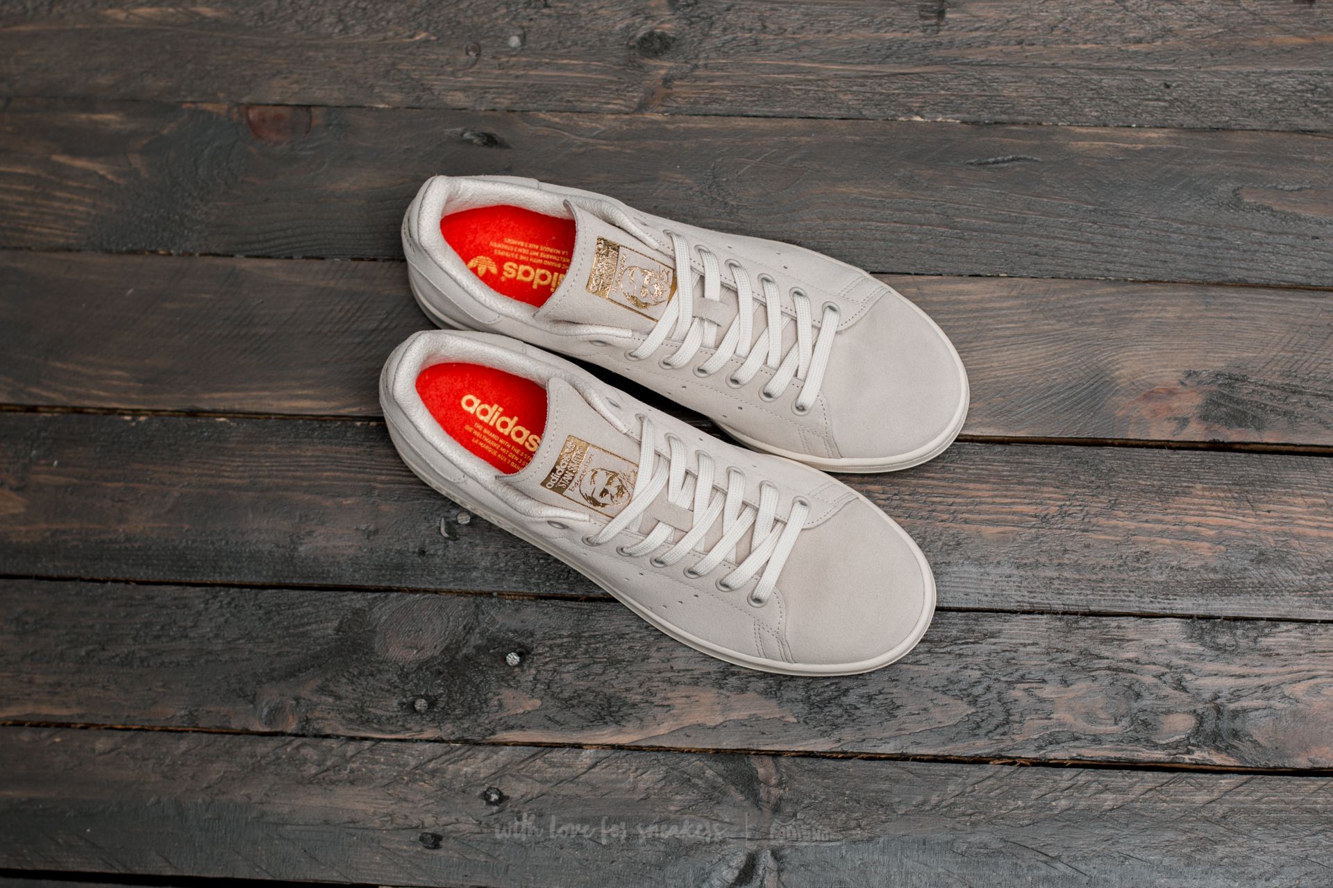 Pánske tenisky a topánky adidas Stan Smith Chalk White/ Matte Gold