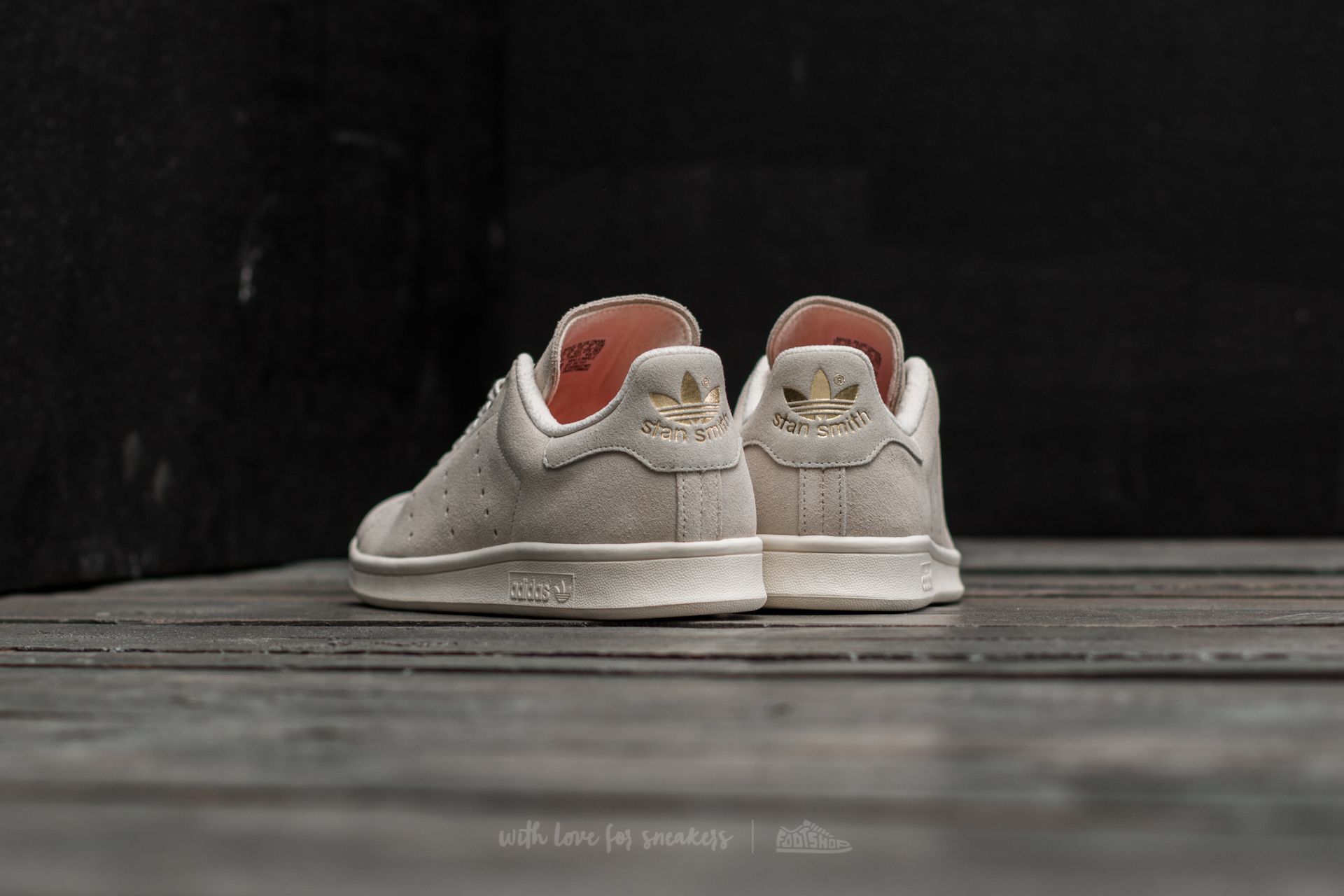 Pánske tenisky a topánky adidas Stan Smith Chalk White/ Matte Gold