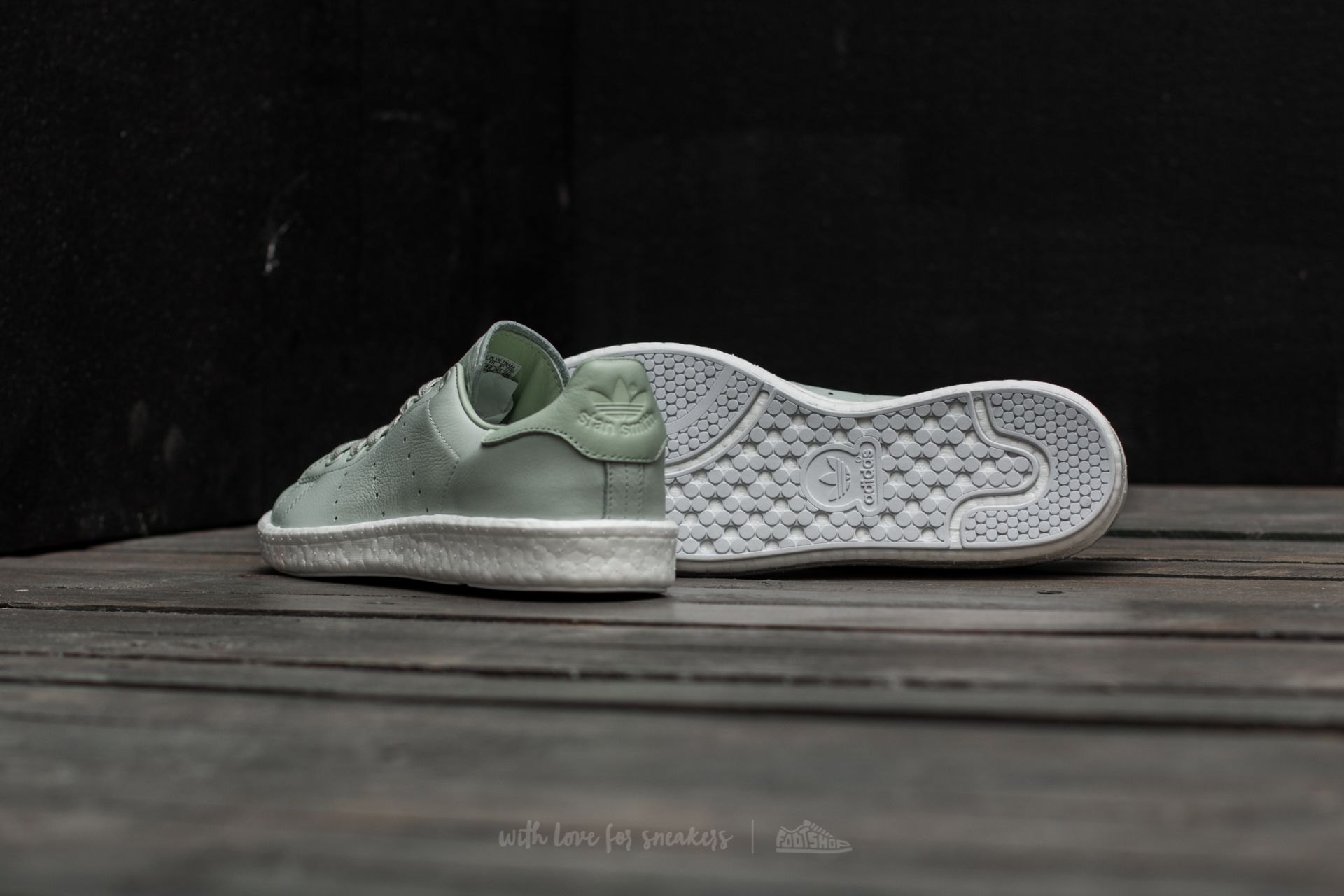 Men's shoes adidas Stan Smith Boost Linen Green/ Linen Green/ Linen Green