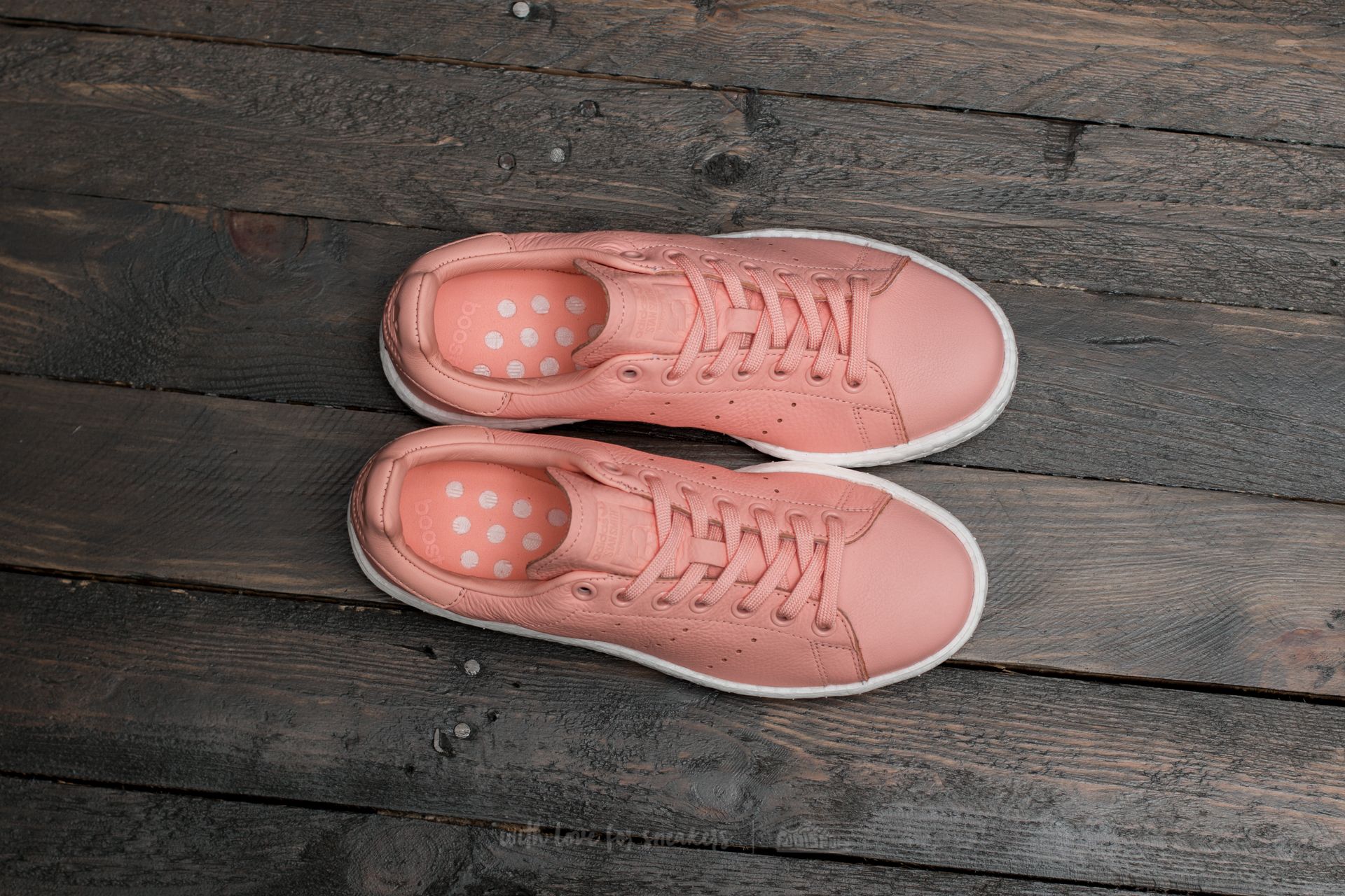 Men's shoes adidas Stan Smith Boost Haze Coral/ Haze Coral/ Haze Coral
