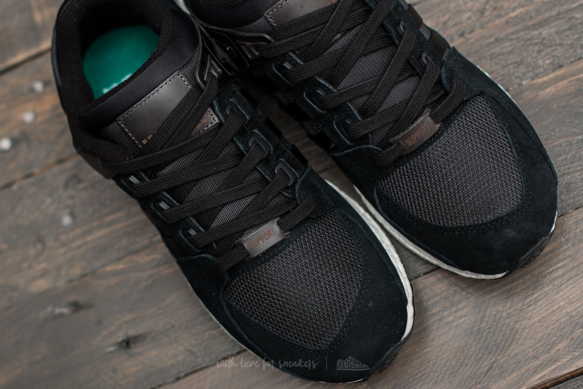Men s shoes adidas EQT Support Ultra Core Black Ftw White Footshop