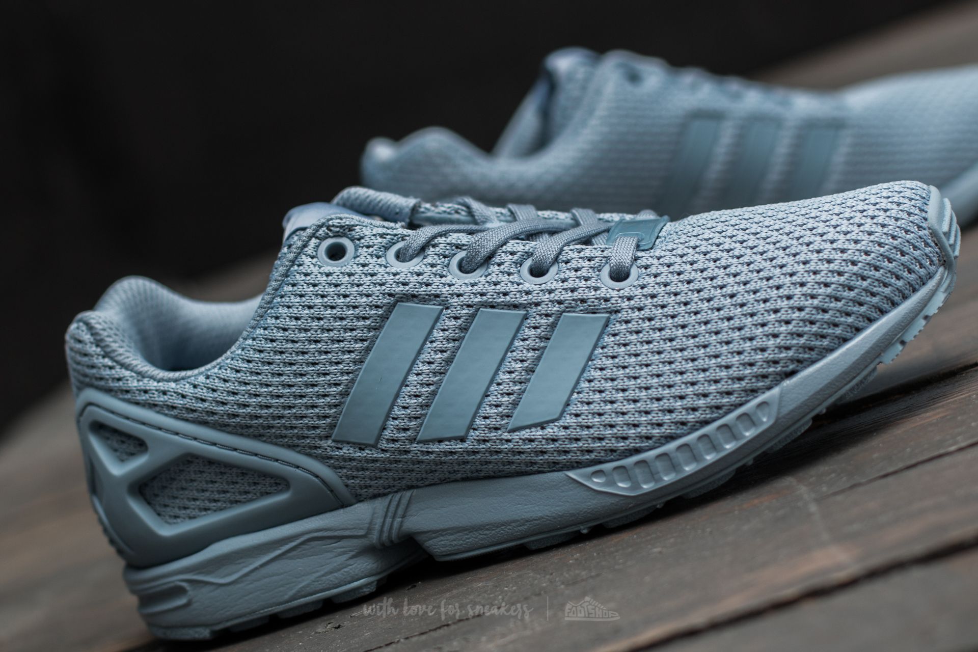 Zapatillas y zapatos para niños adidas ZX Flux J Tactical Blue/ Tactical Blue/ Tactical Blue