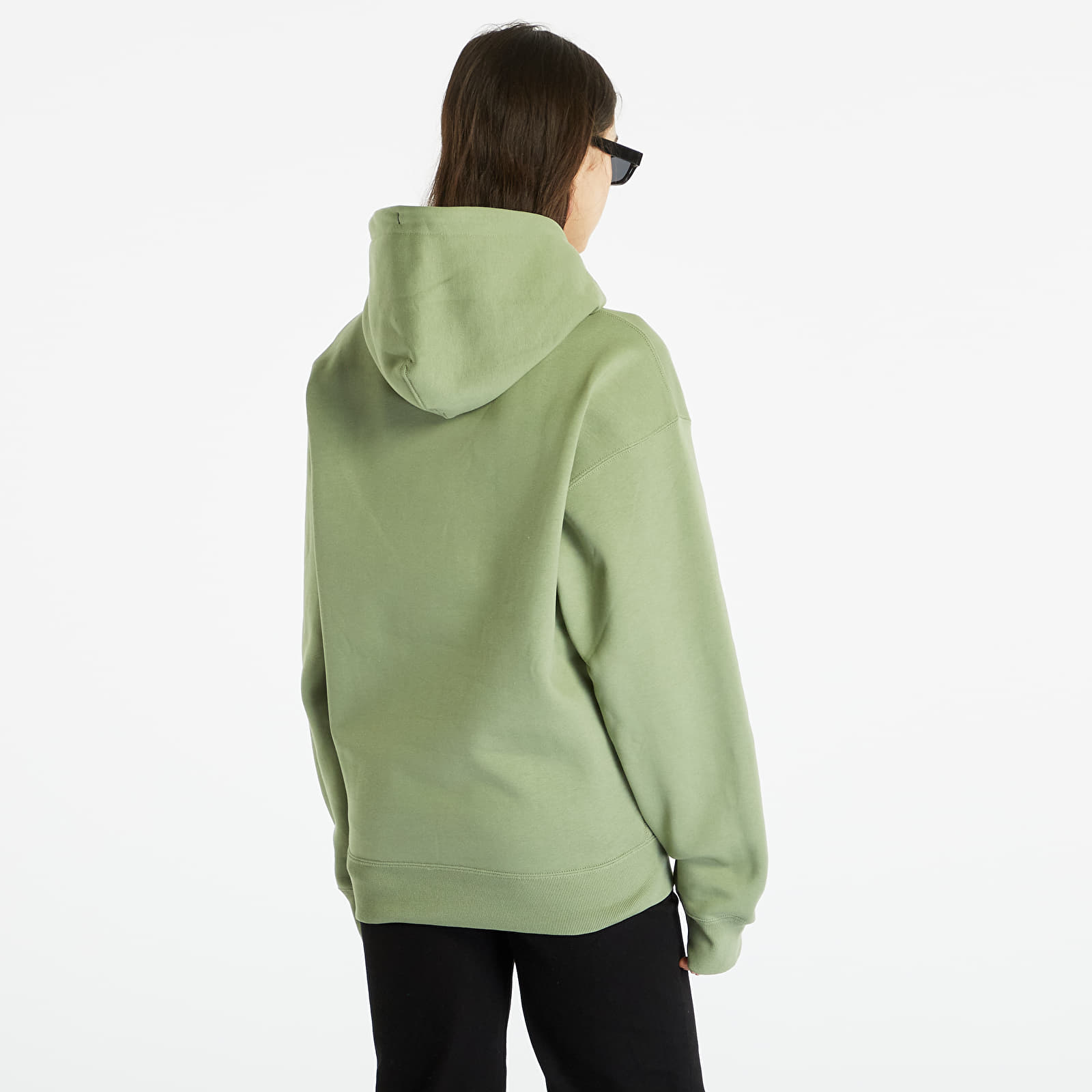 Hoodies and sweatshirts  Nike Solo Swoosh Men's Fleece Pullover Hoodie Oil Green/ White