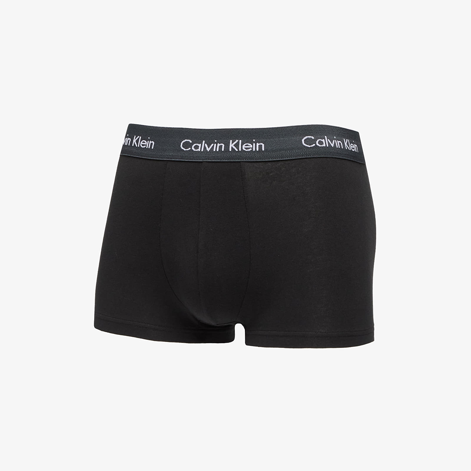 Boxeri Calvin Klein Cotton Stretch Low Rise Trunk 3 Pack Black/ Black Heather/ Yellow/ Green