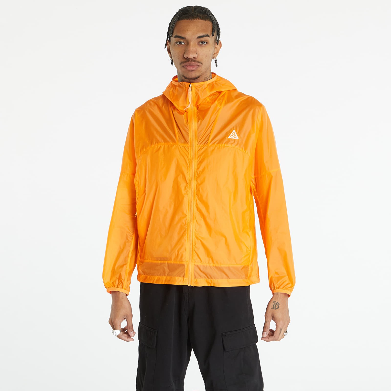 Kurtki wiatrówki Nike ACG "Cinder Cone" Men's Windproof Jacket Bright Mandarin/ Summit White