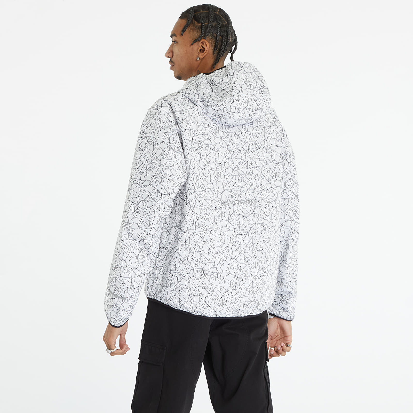 Impermeabile Helly Hansen Fast Hellytech Jacket White Print