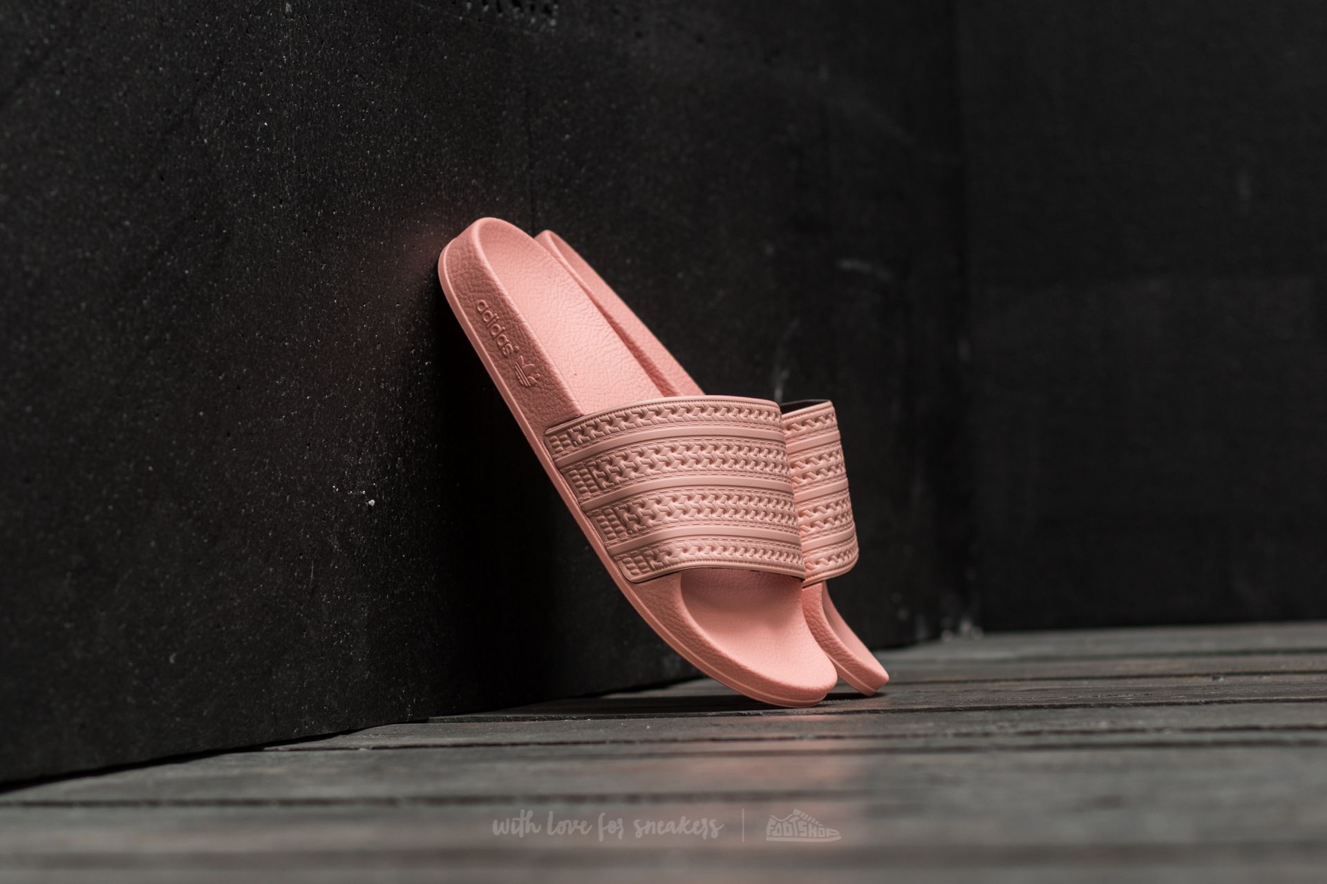 adidas adilette haze coral