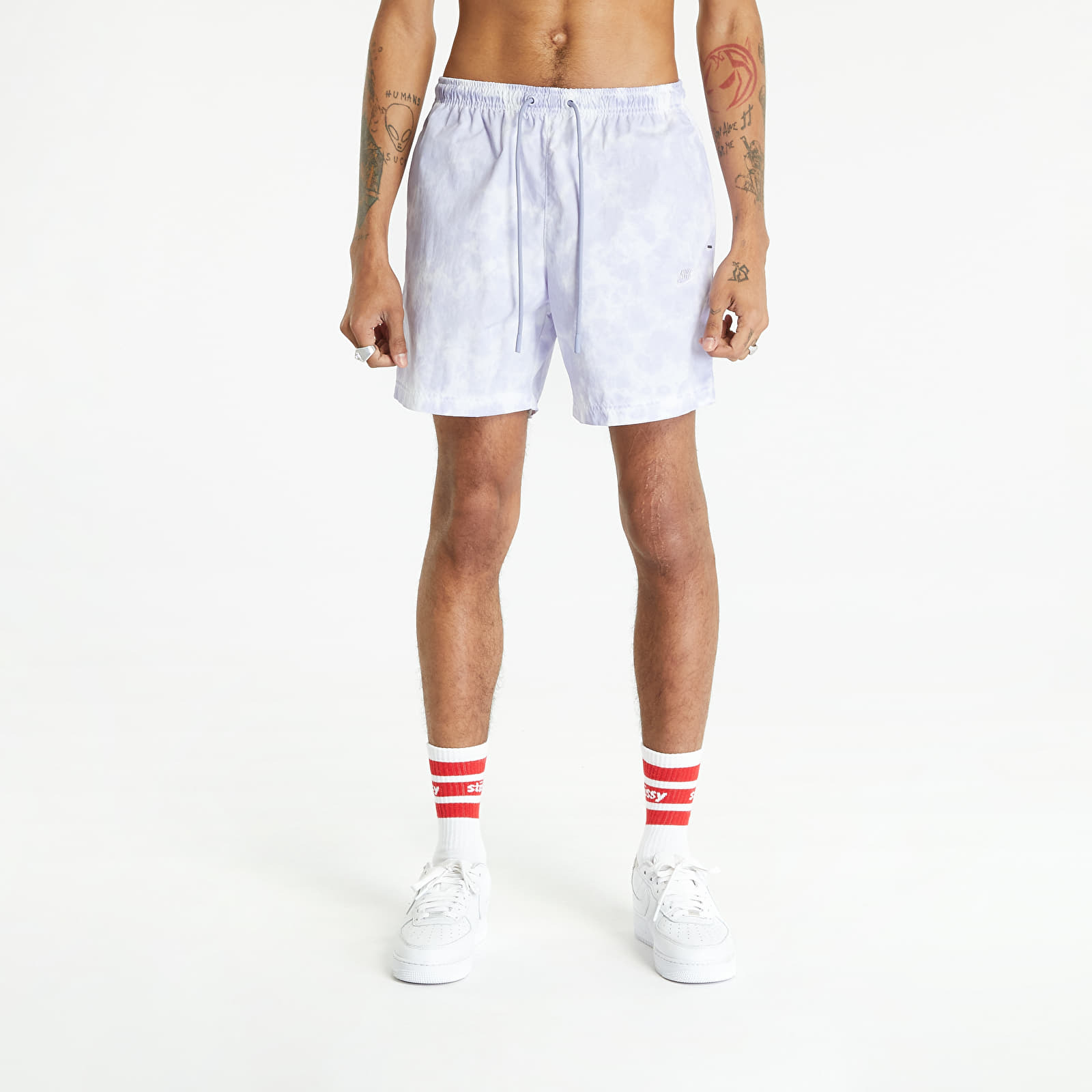 Levně Nike Sportswear Men's Woven Shorts Indigo Haze/ White