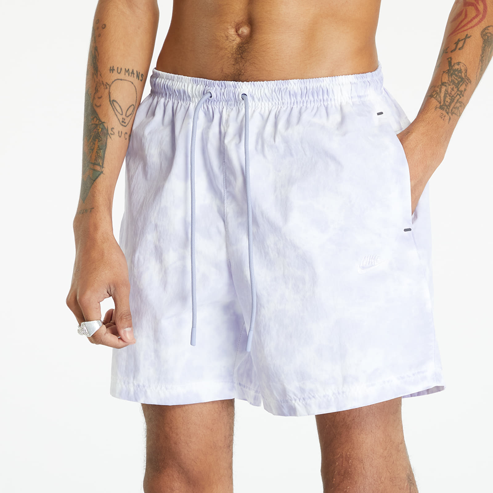 Kraťasy Nike Sportswear Men's Woven Shorts Indigo Haze/ White