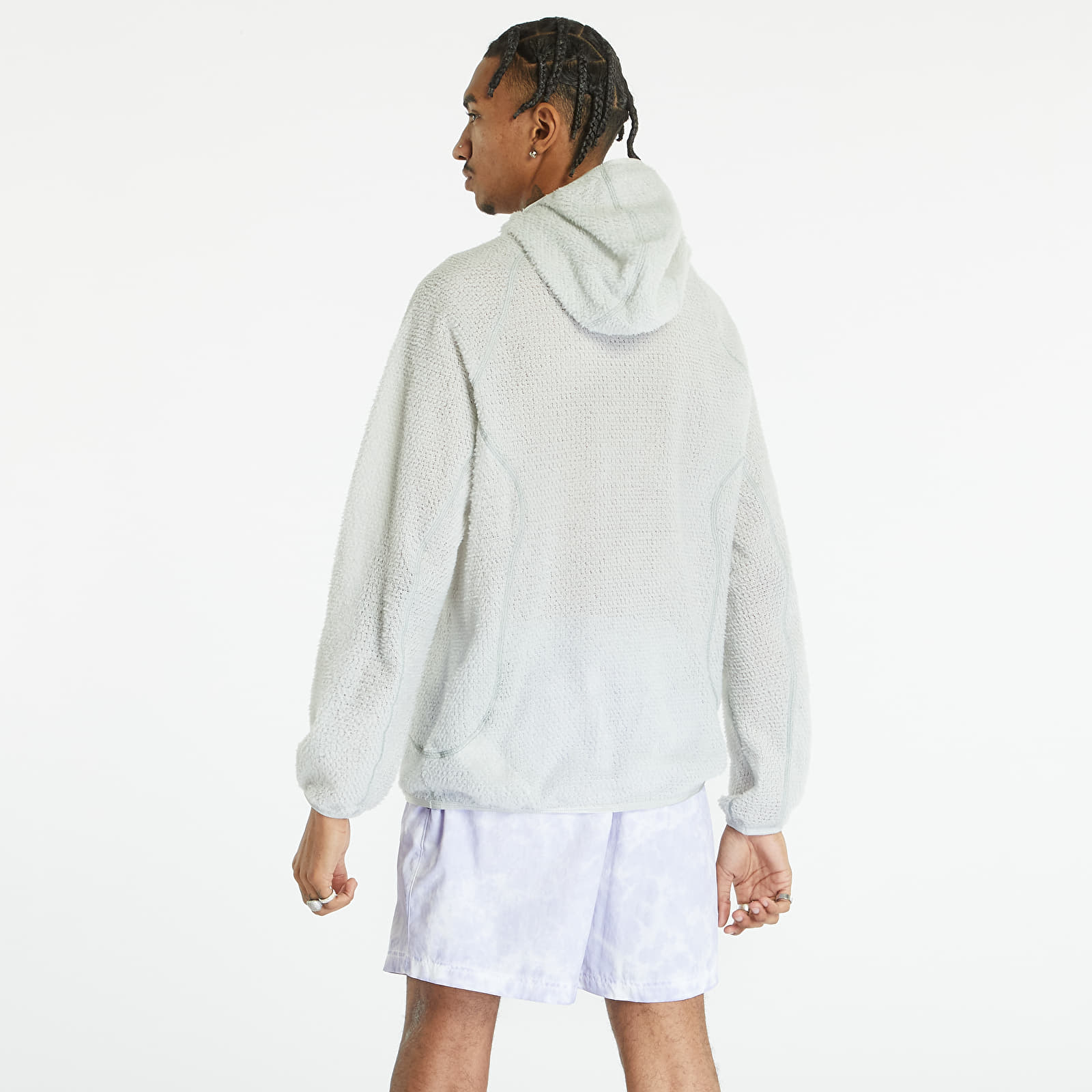 Hoodies en truien Nike ACG "Wolf Lichen Caps" Men's Mid-layer Top Light Silver/ Speed Yellow/ Summit White