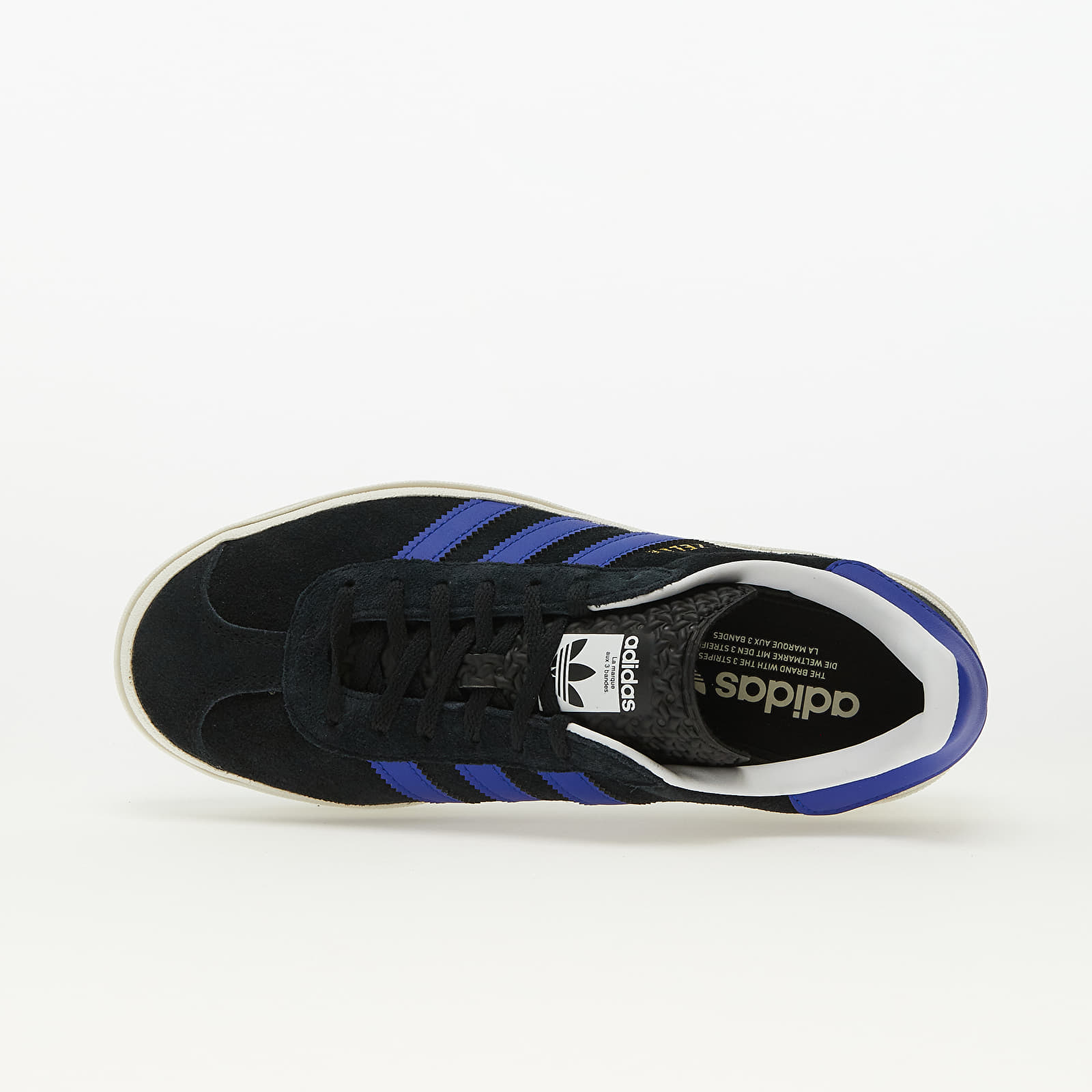 Női cipők adidas Gazelle Bold W Core Black/ Lucid Blue/ Gold Metallic