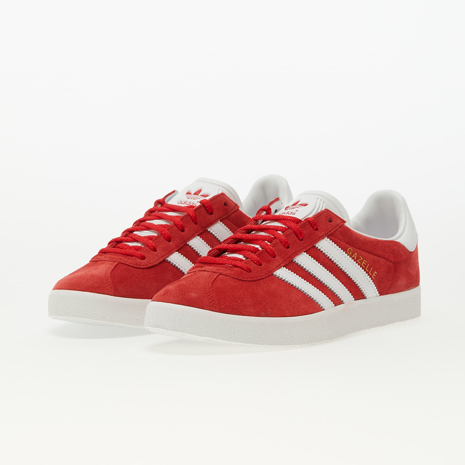 Încălțăminte și sneakerși pentru bărbați adidas Gazelle 85 Better Scarlet/ Ftw White/ Gold Metallic