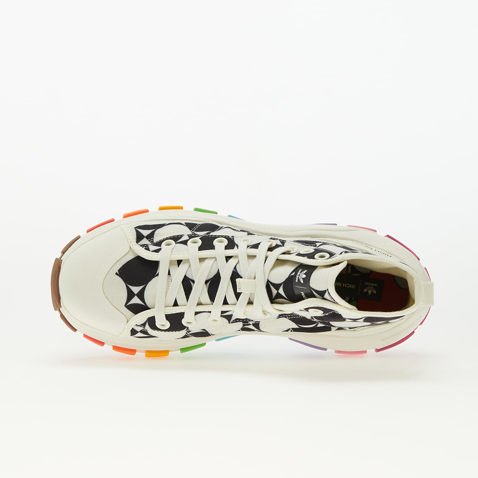 Ανδρικά παπούτσια adidas Rich Mnisi Nizza Hi XY22 Pride Off White/ Core Black/ Off White