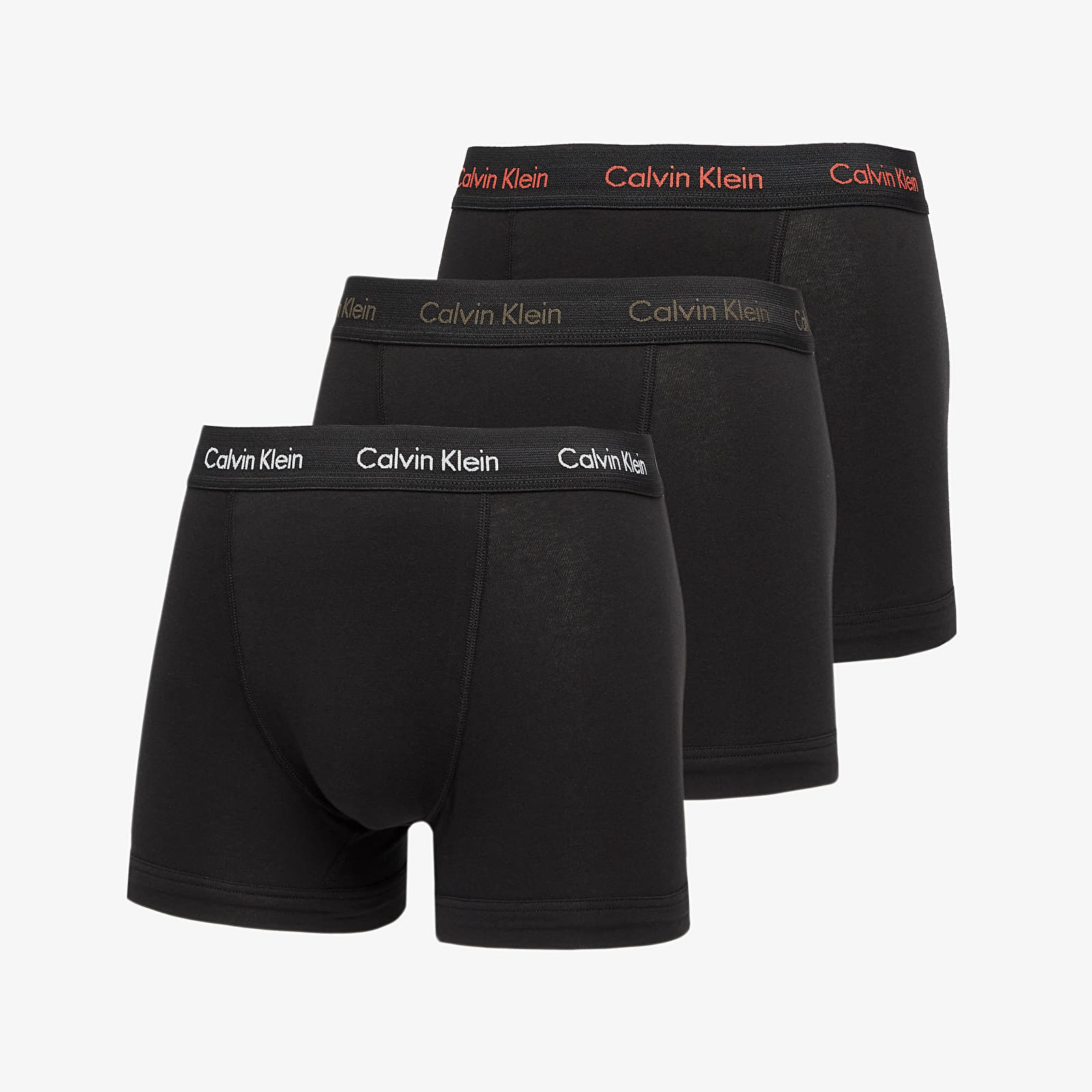 Boxershorts Calvin Klein Cotton Stretch Trunk 3 Pack Black