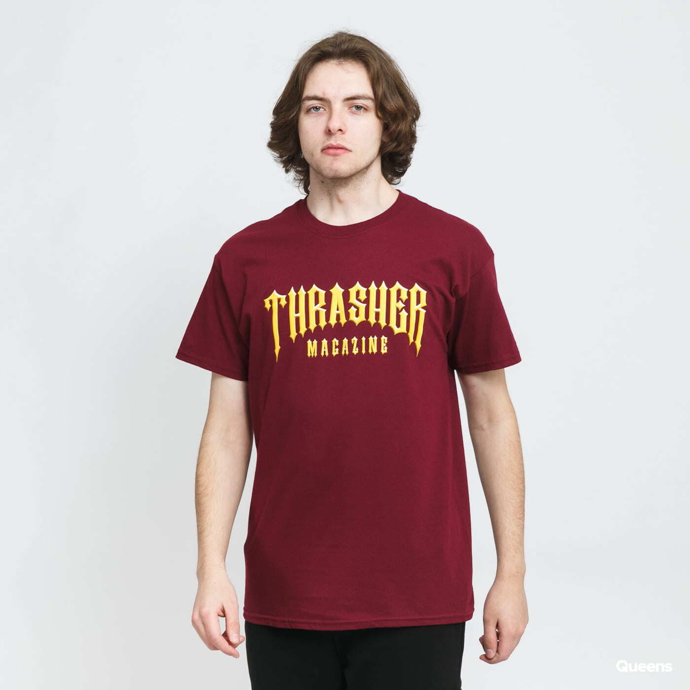 Majice i košulje Thrasher Low Low Logo Tee Maroon