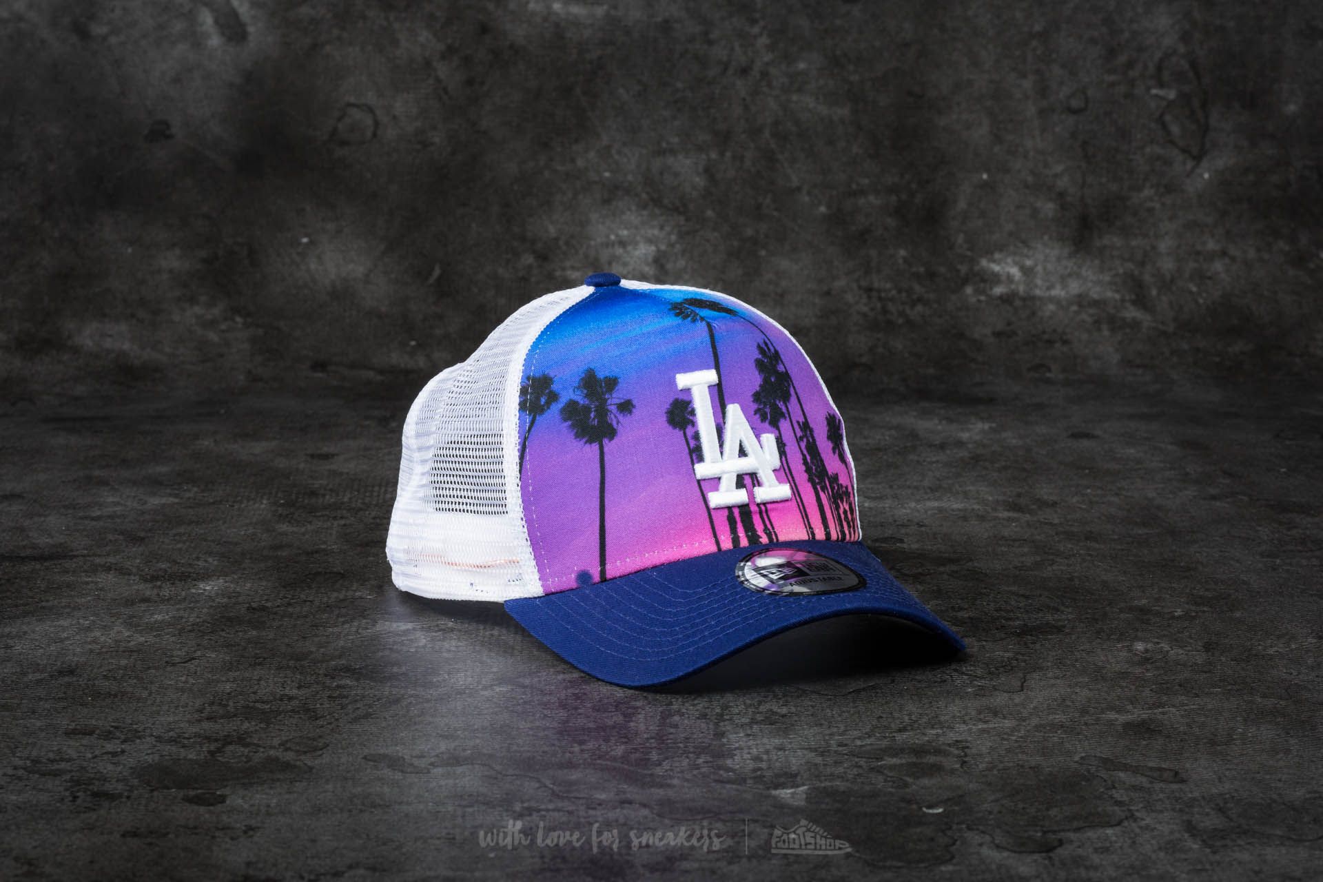 Caps New Era Adjustable West Coast Print Los Angeles Dodgers Cap Navy/ Pink