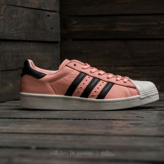 Scarpe uomo adidas Superstar Boost Haze Coral Core Black Off White Footshop