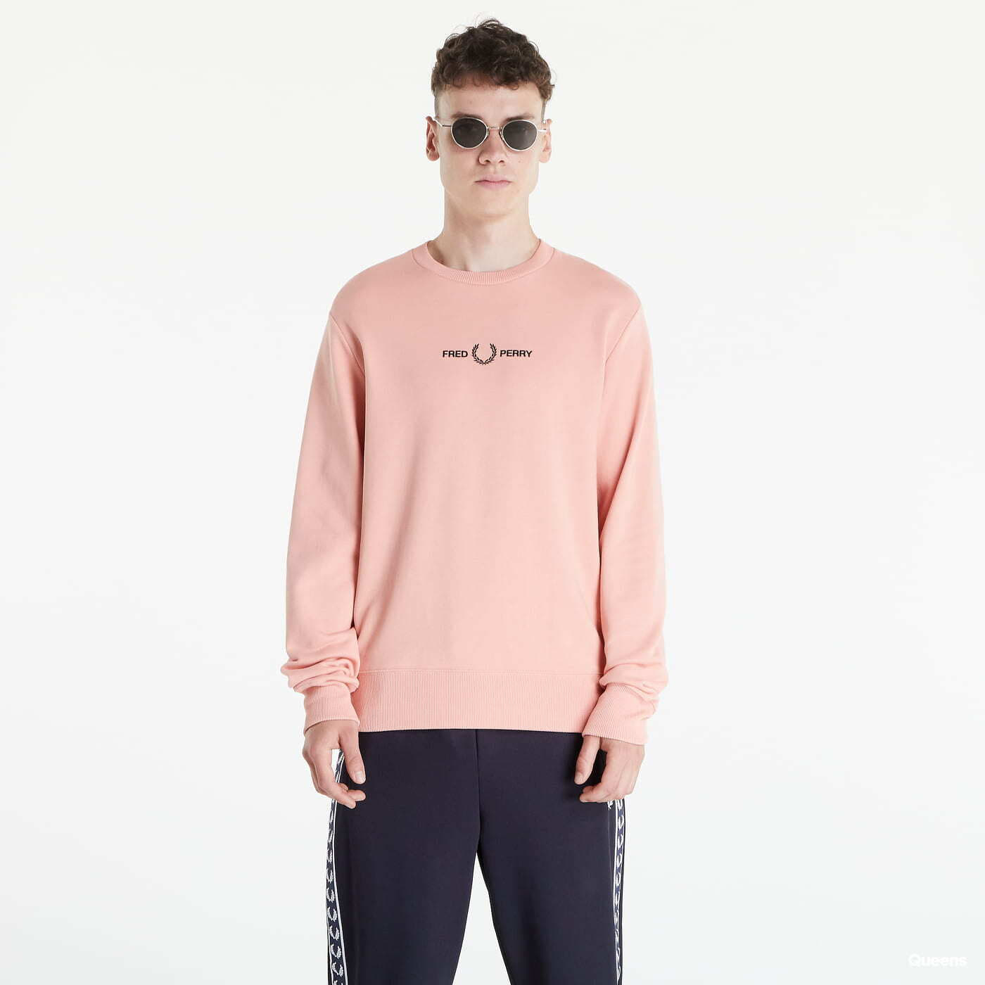 Fred perry hotsell sweatshirt pink