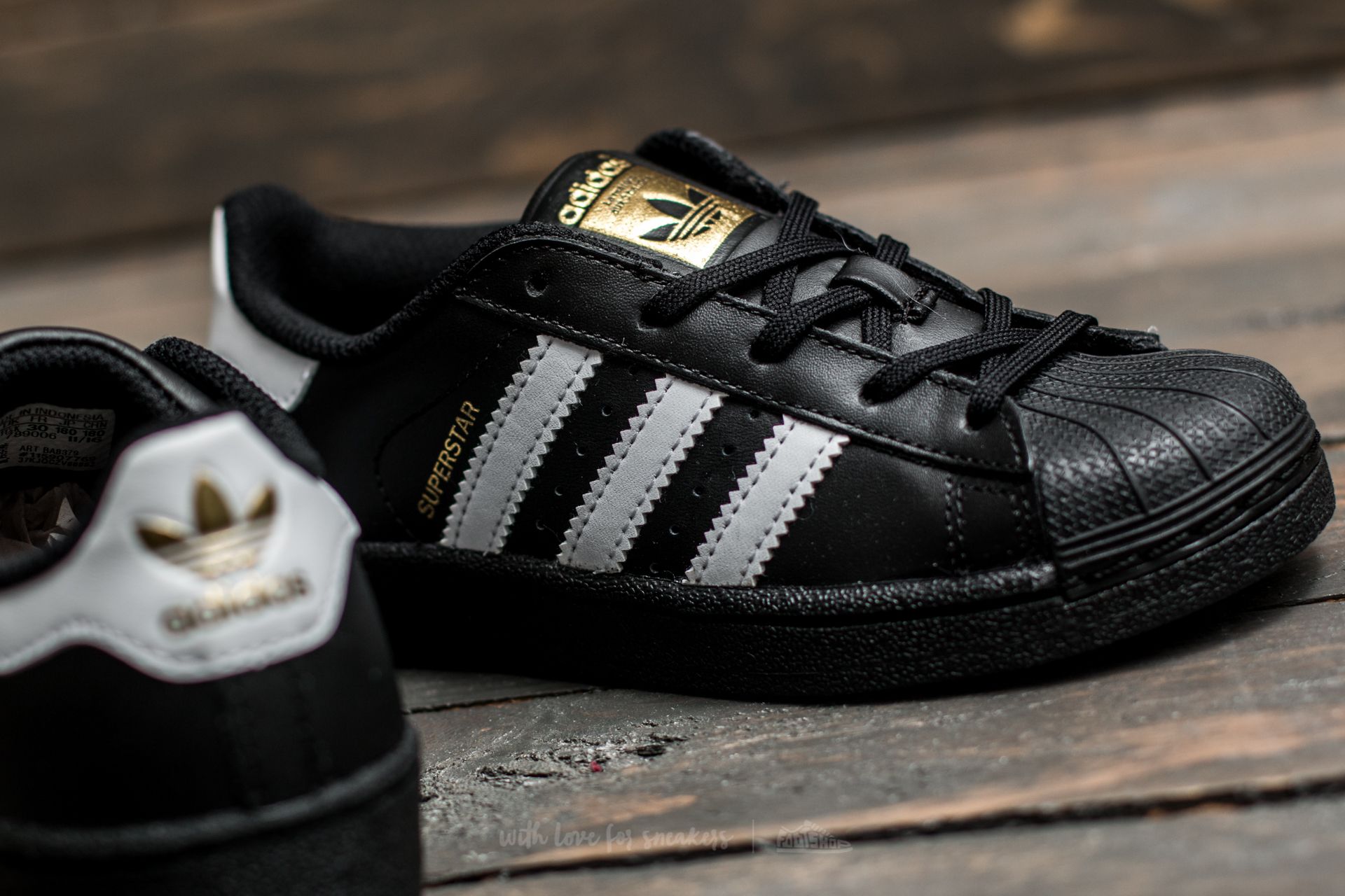 Gyerek sneakerek and cipők adidas Superstar C Core Black/ Ftw White/ Core Black