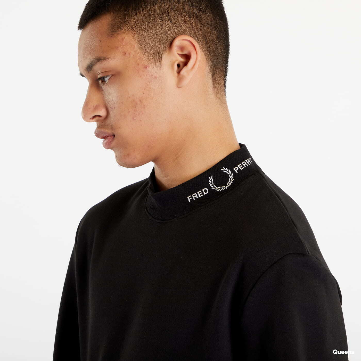 Fred perry global branded sweatshirt outlet