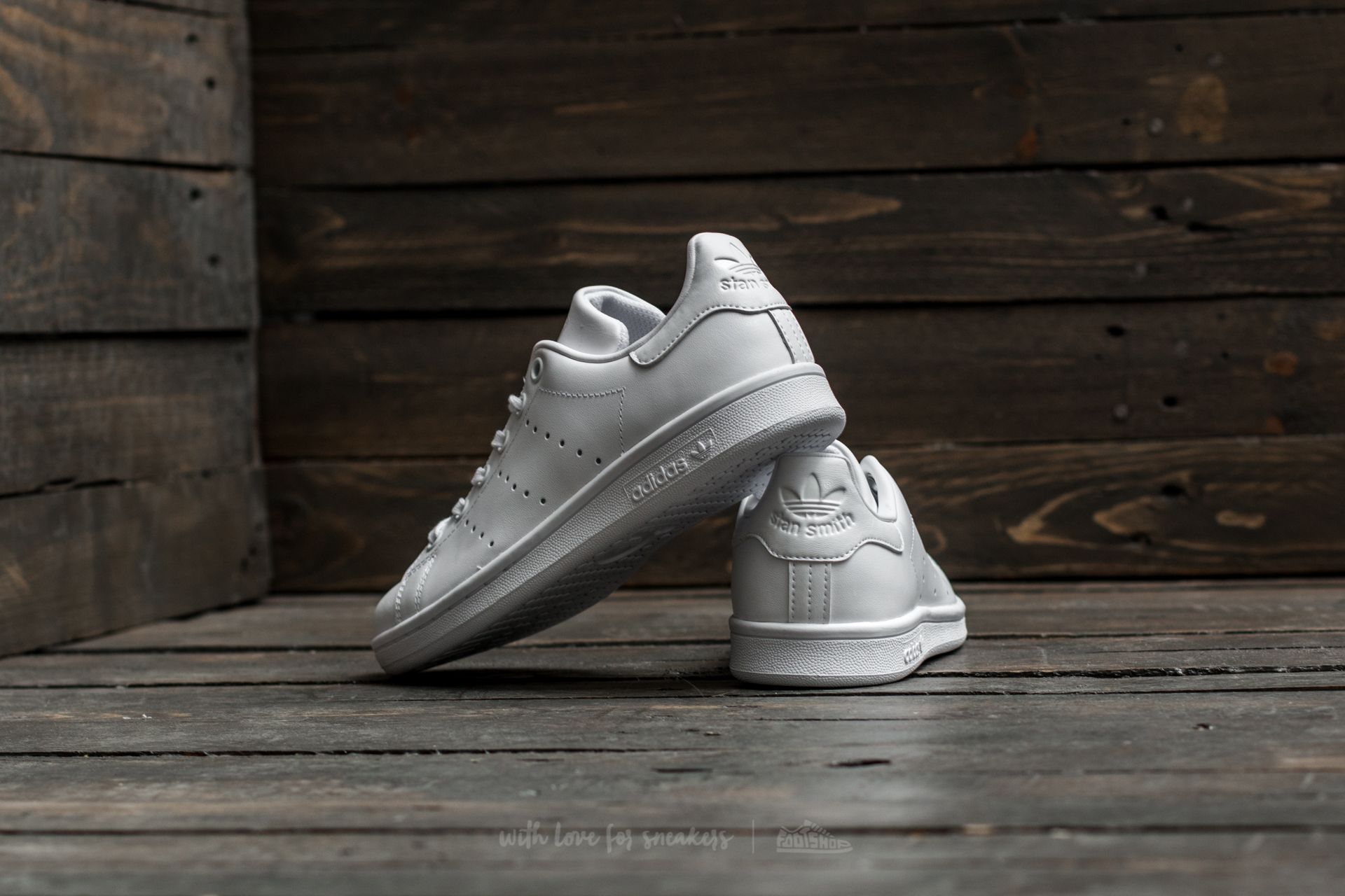 Kids sneakers and shoes adidas Stan Smith J Ftw White Ftw White Ftw White Footshop