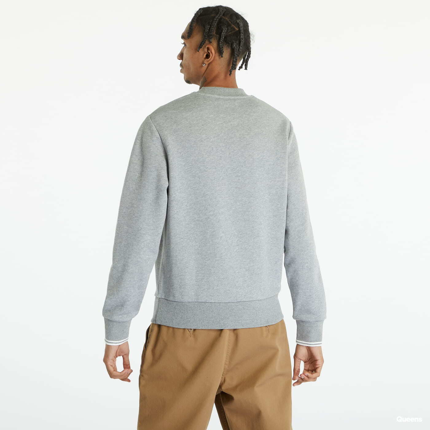 Sweatjacken und Sweatshirts FRED PERRY Crew Neck Sweatshirt Steel Marl