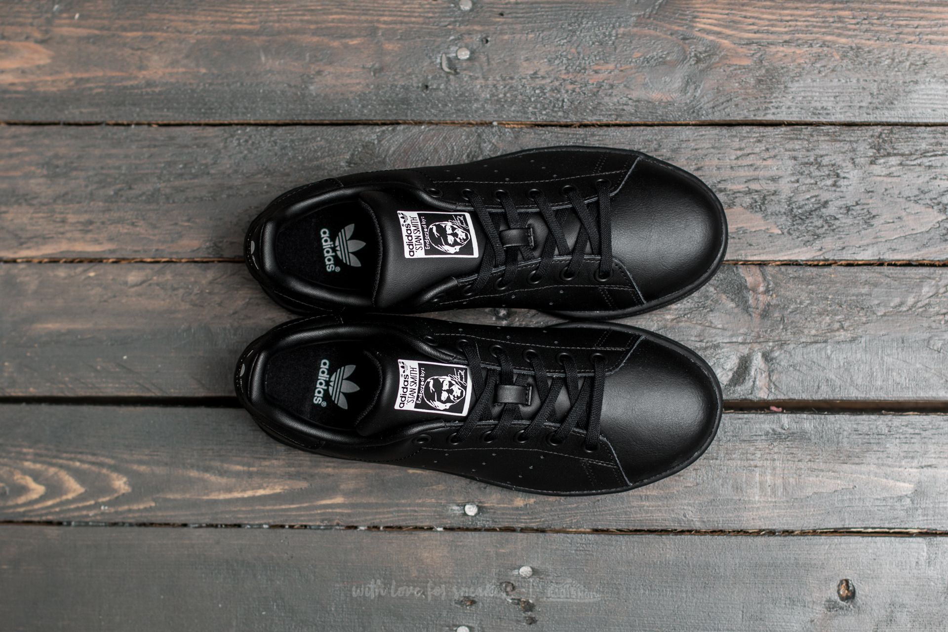 Women's shoes adidas Stan Smith Junior Black/ Black/ FtwWhite
