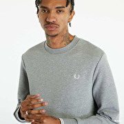 FRED PERRY☆ Crew Neck Sweatshirt STEEL MARL Fred Perry - Crew Neck Sweatshirt (Steel Marl) | HHV